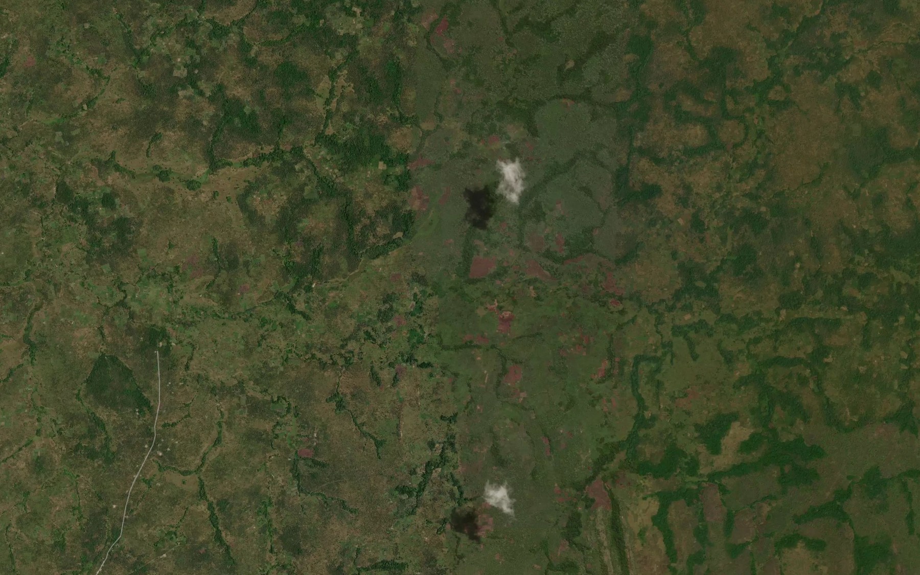 Satellite map of the Sikava