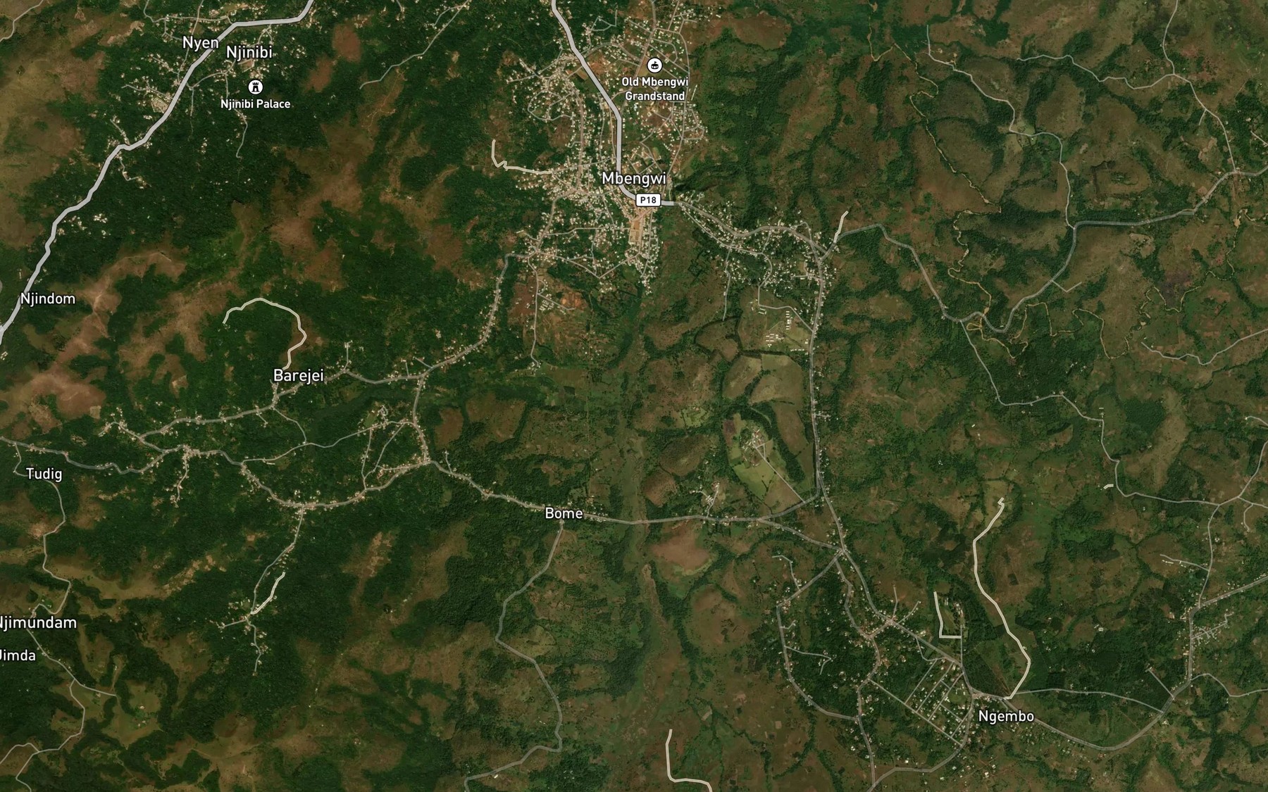 Satellite map of the Abi