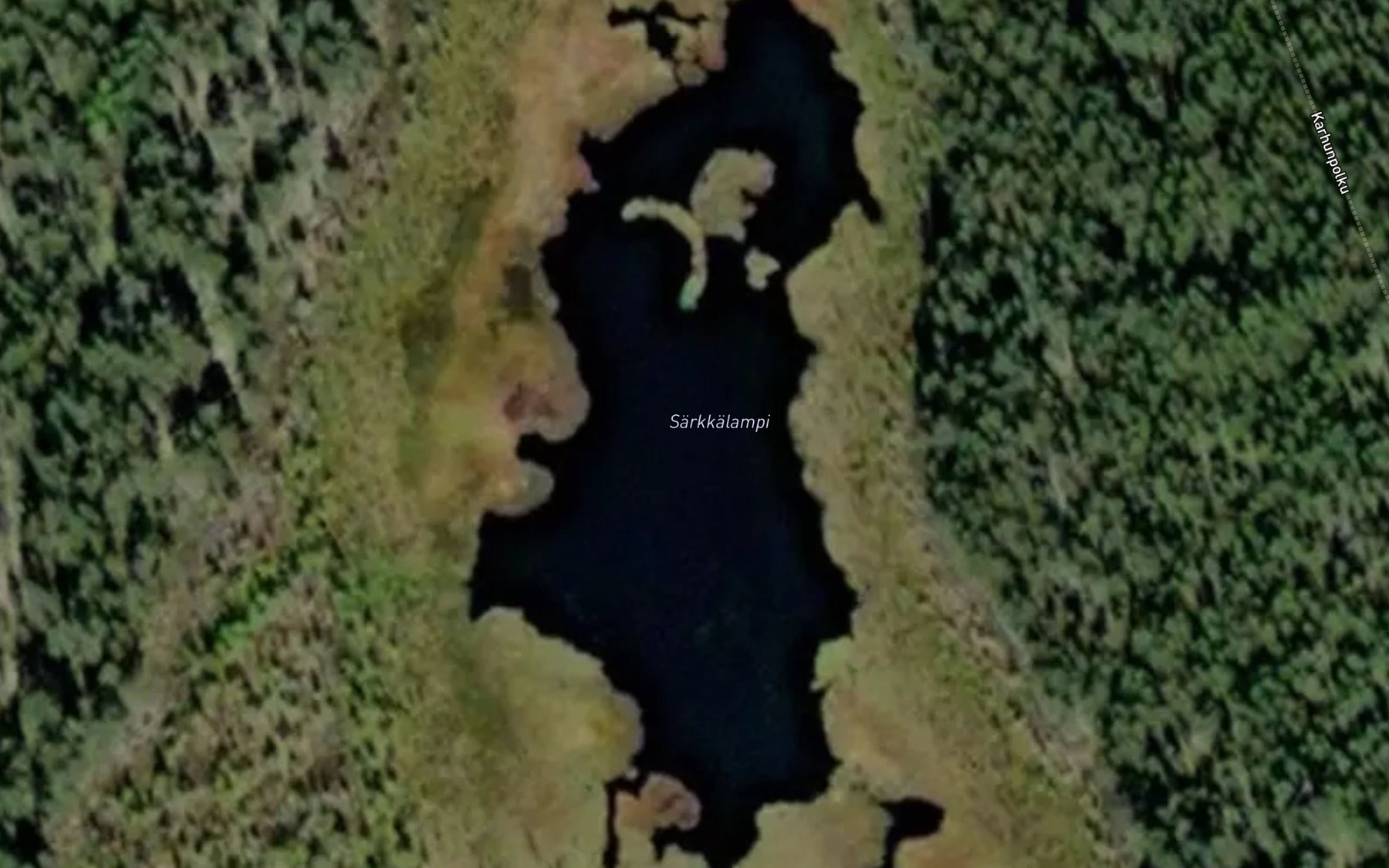Satellite map of the Sarkkalampi