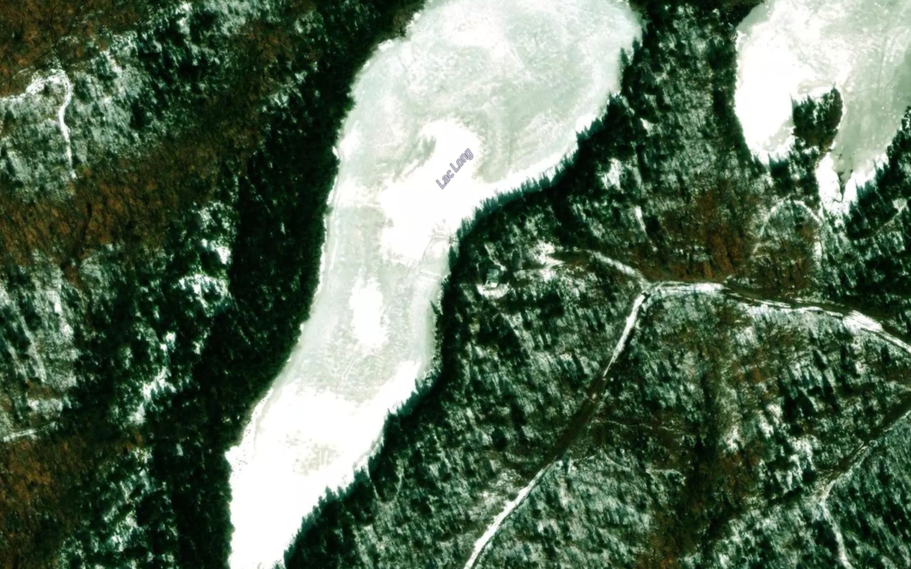 Satellite map of the Lac Long