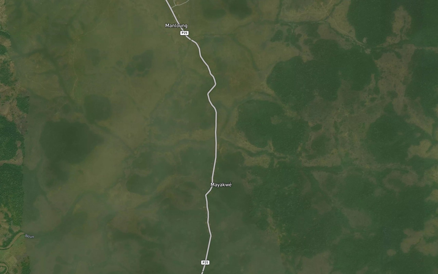 Satellite map of the Nchuonkou