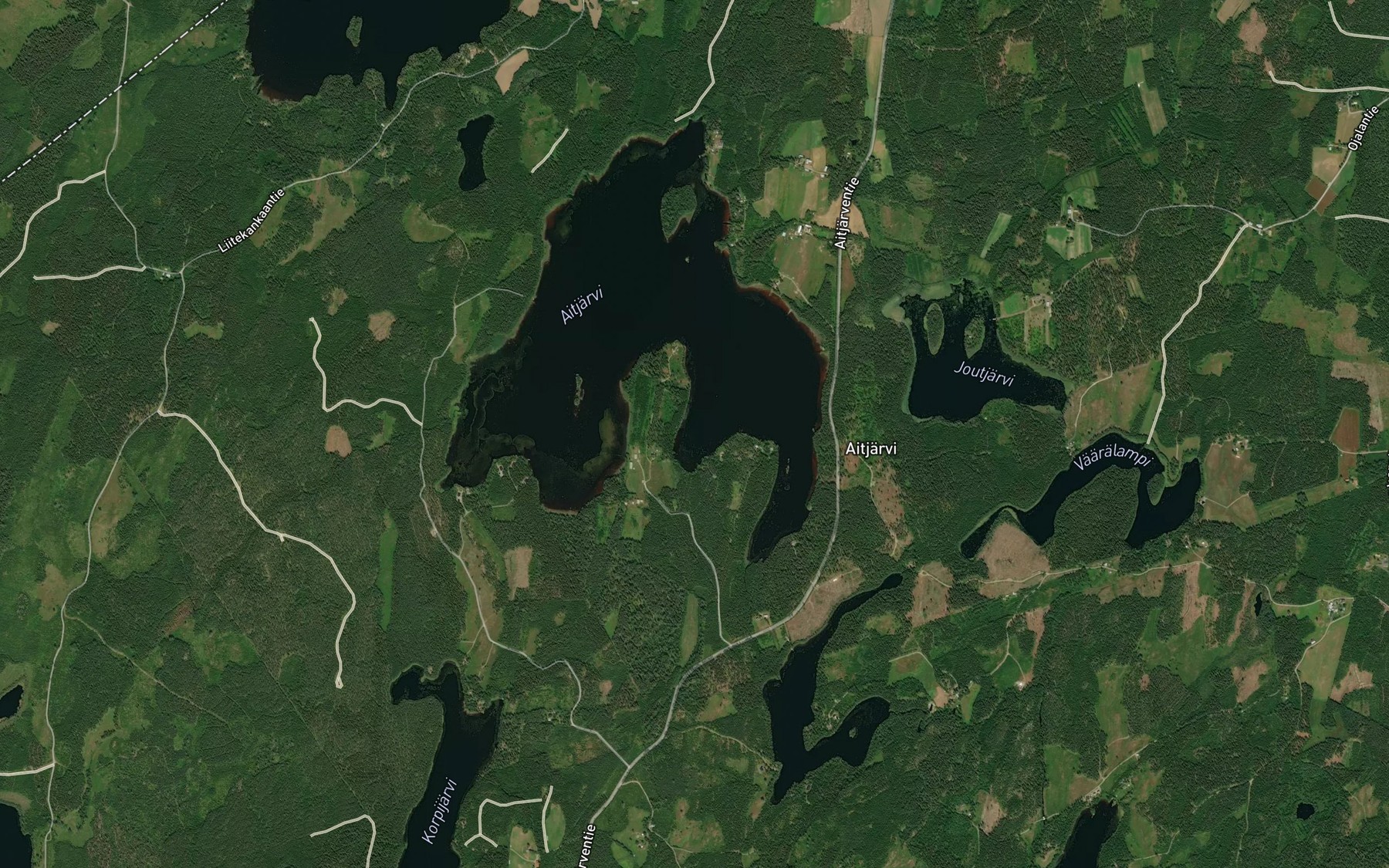 Satellite map of the Riihilahti