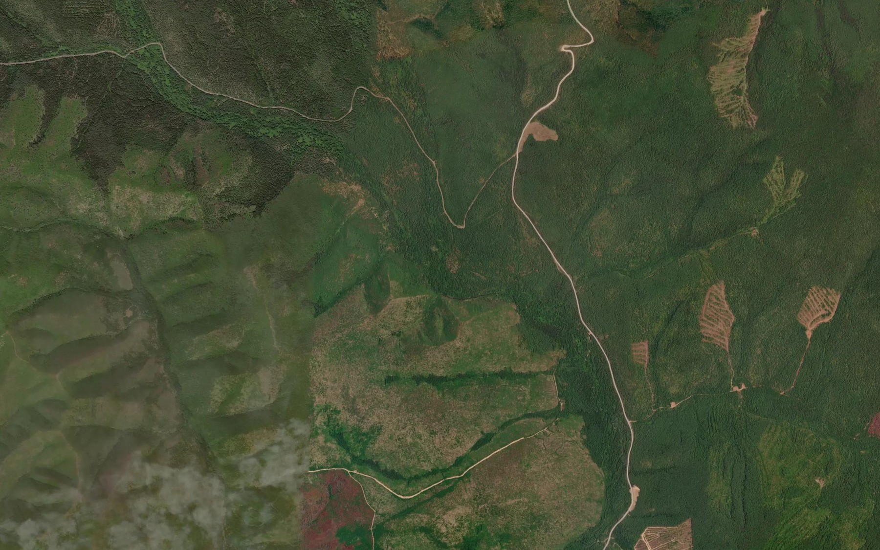Satellite map of the Pervyy