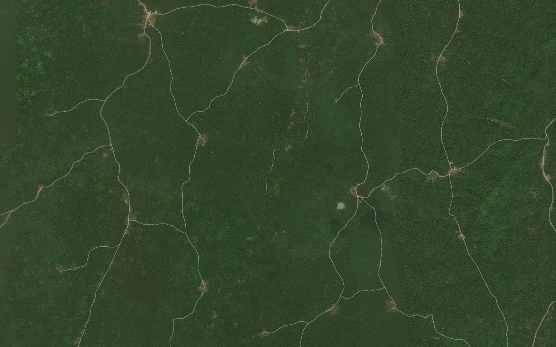 Satellite map of the River Efufu