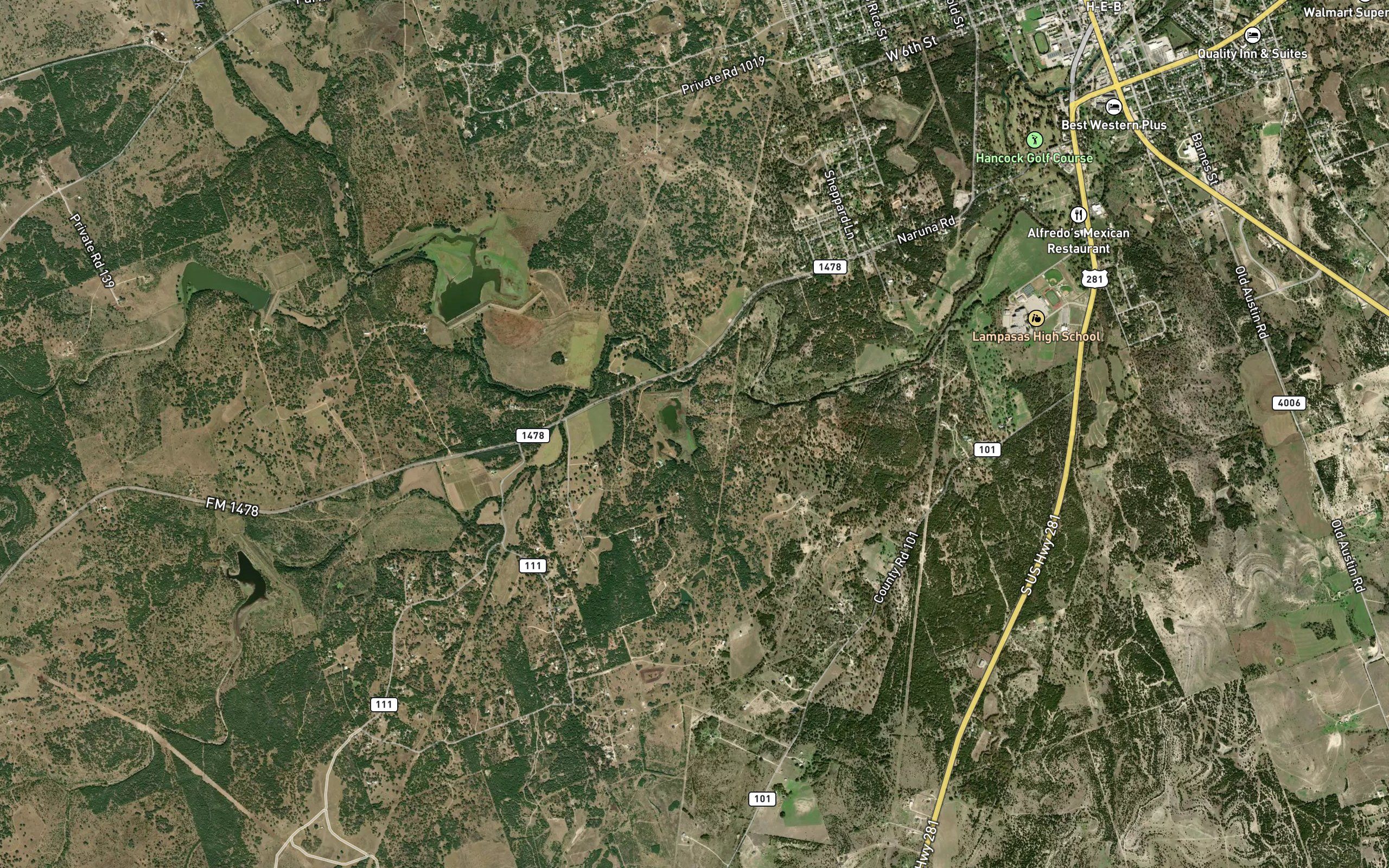 Soil Conservation Service Site 8 Reservoir