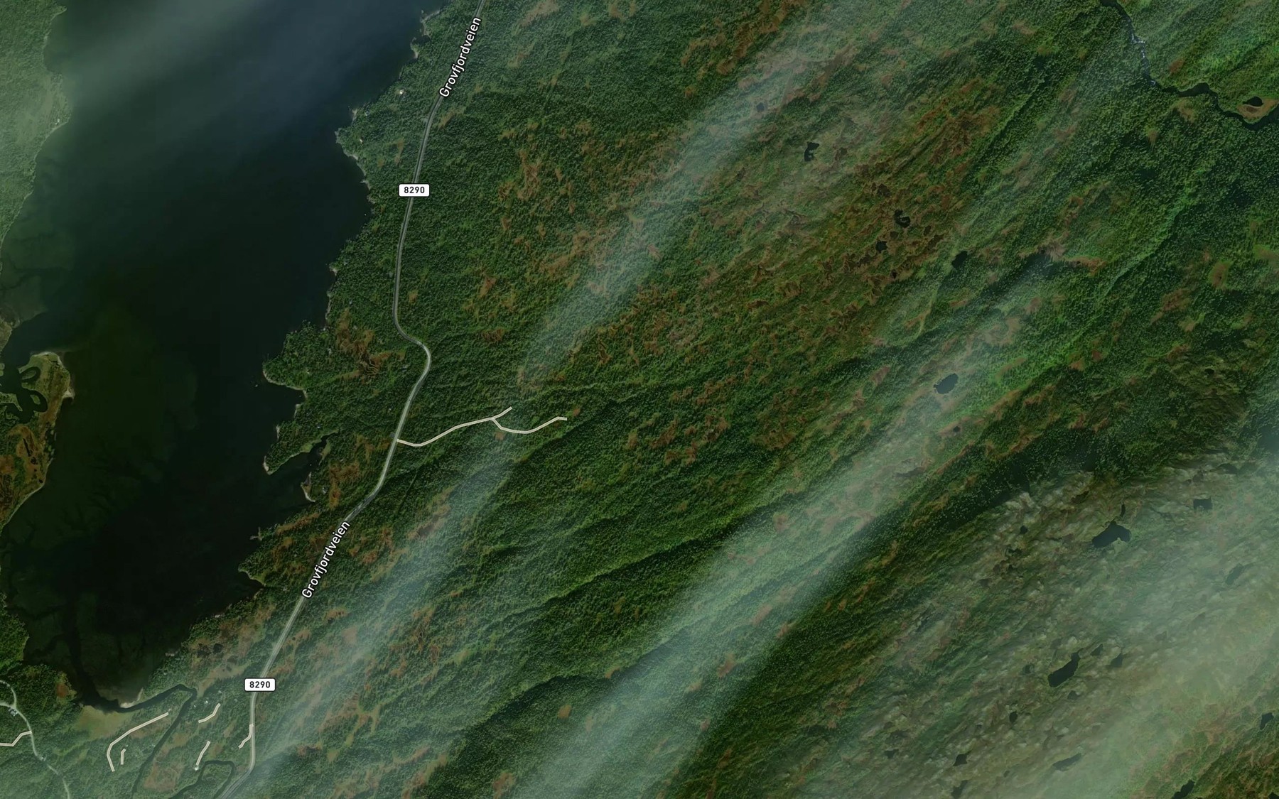 Satellite map of the Vaggenusbekken