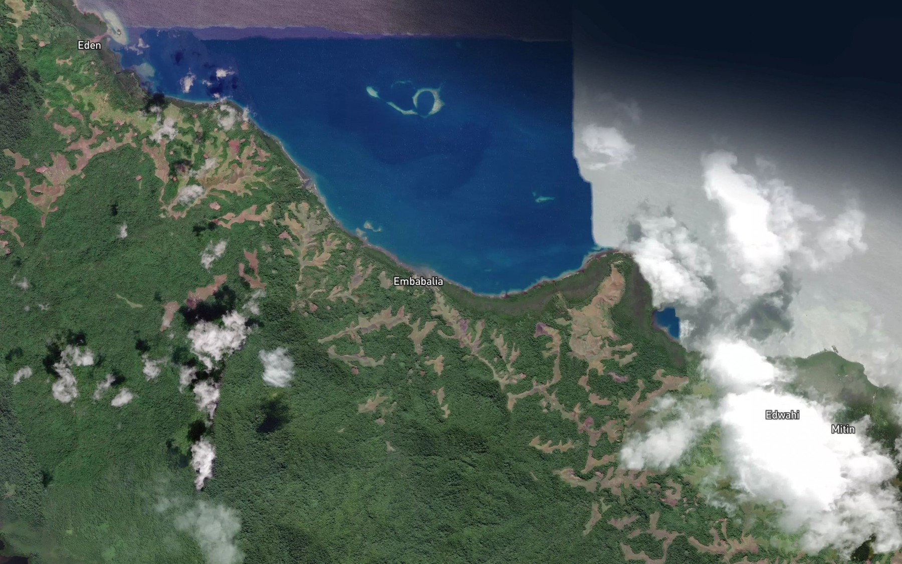 Satellite map of the Po-Hauo River