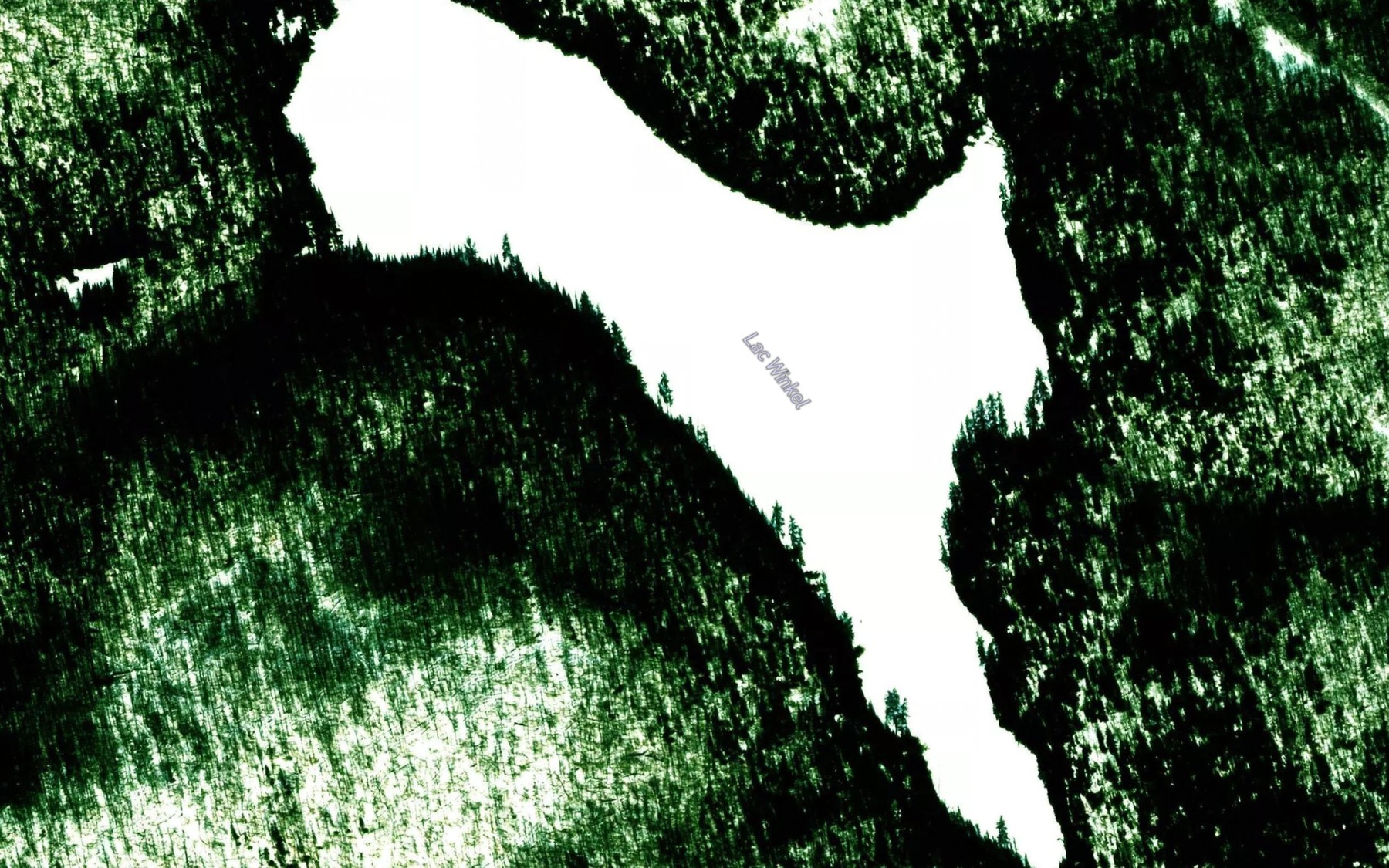 Satellite map of the Lac Winkel