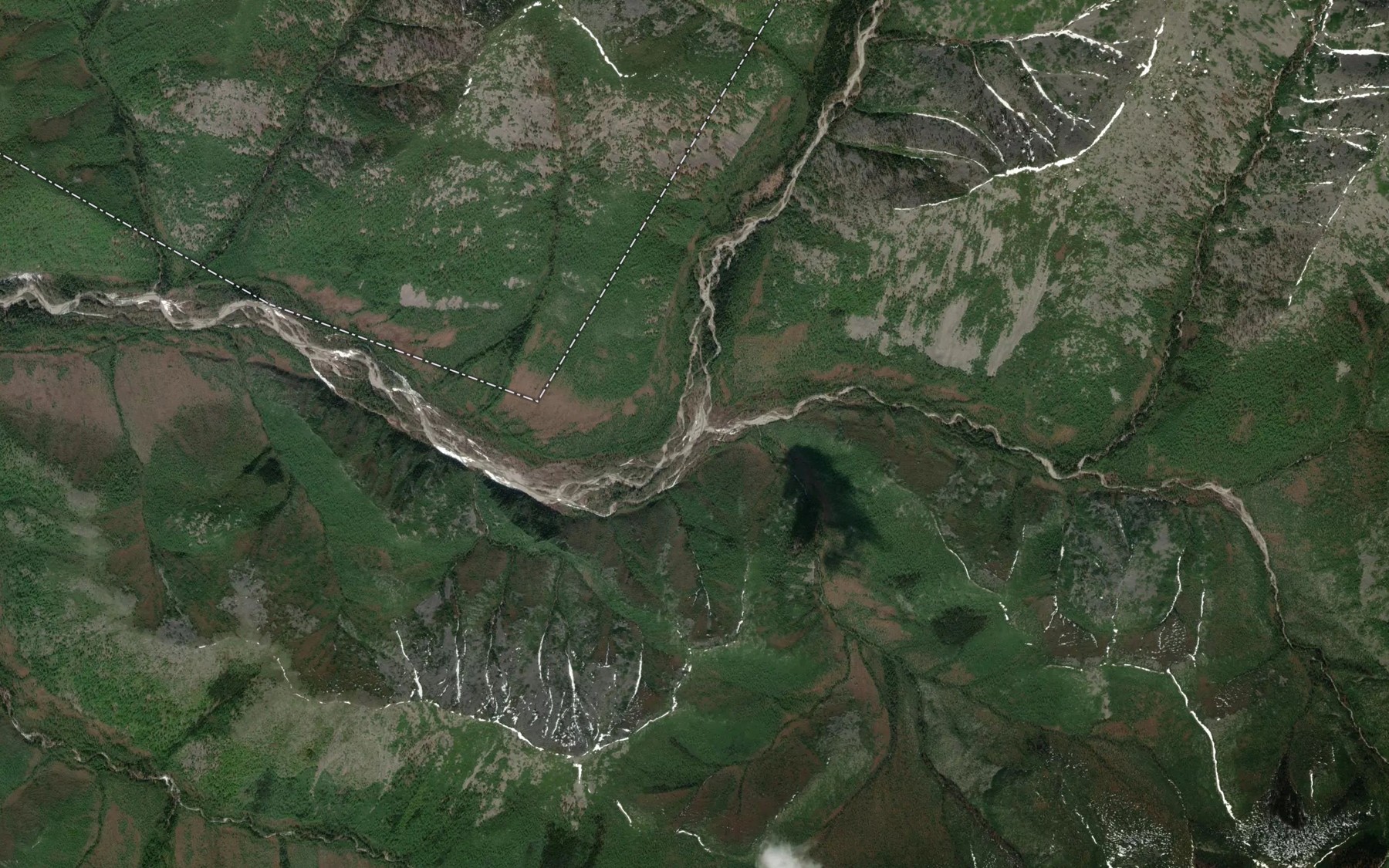 Satellite map of the Atakan