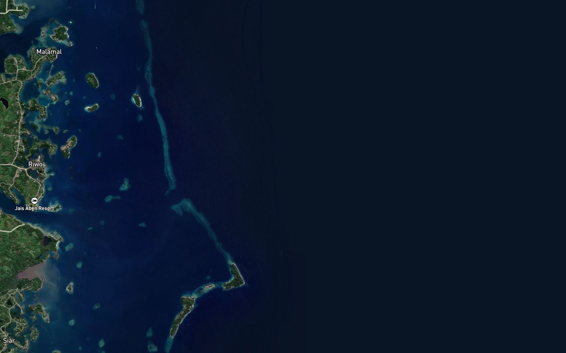 Satellite map of the Rasch Pass