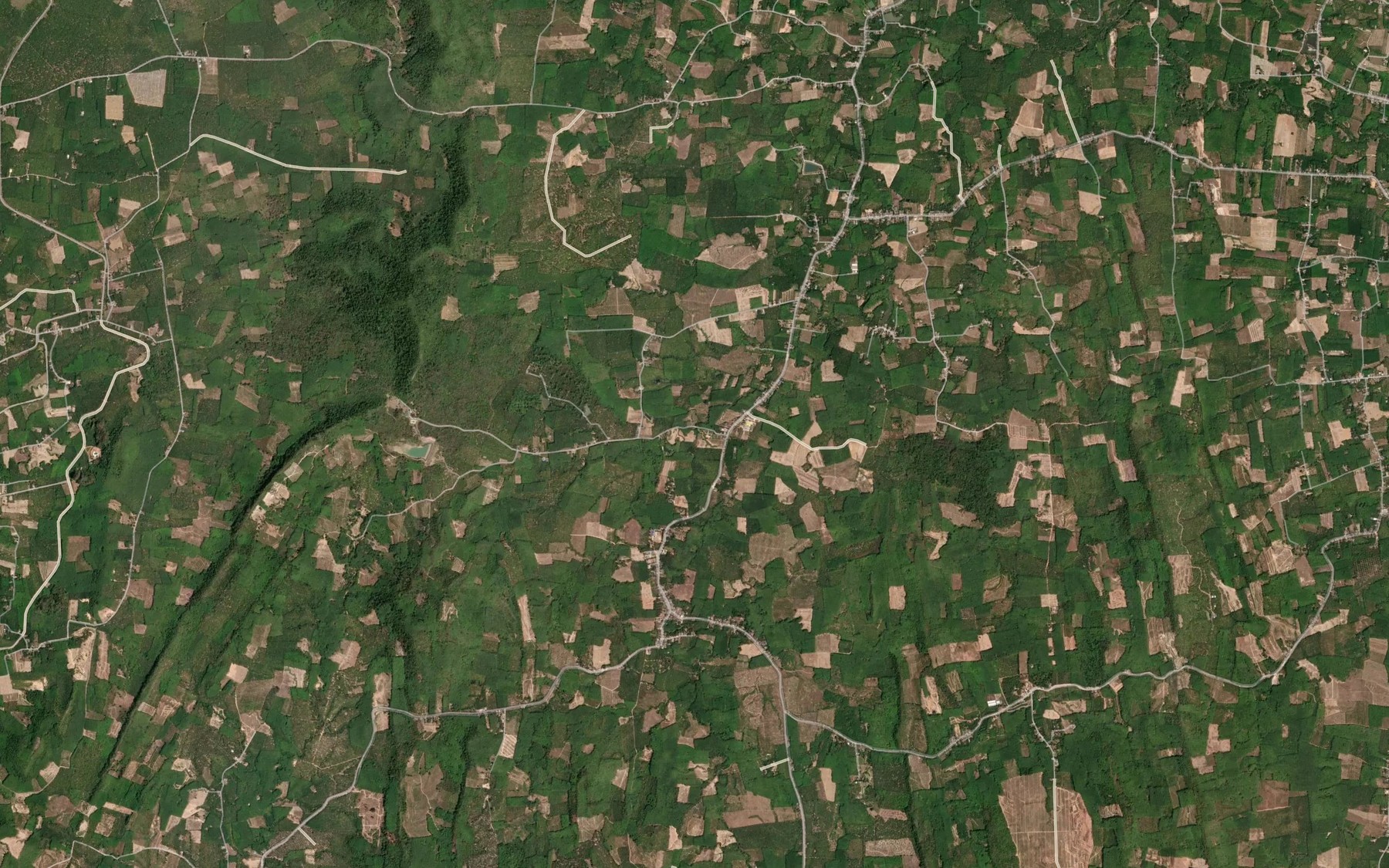 Satellite map of the Khlong Ok