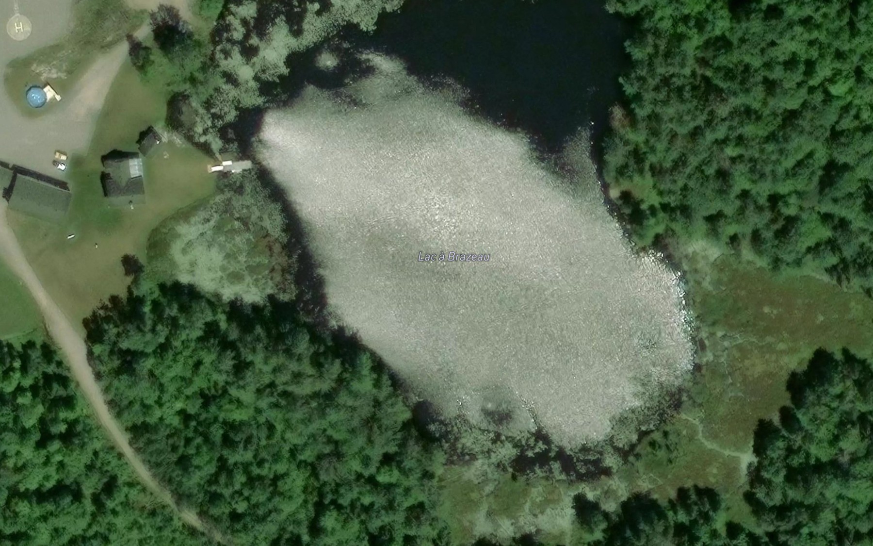 Satellite map of the Lac a Brazeau