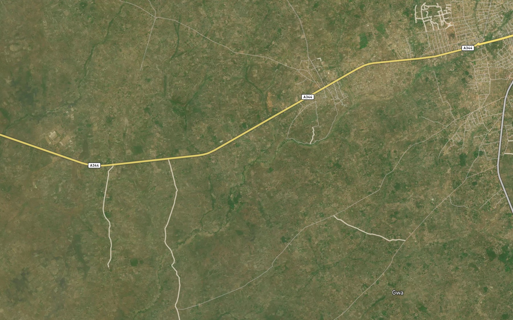 Satellite map of the River Bal