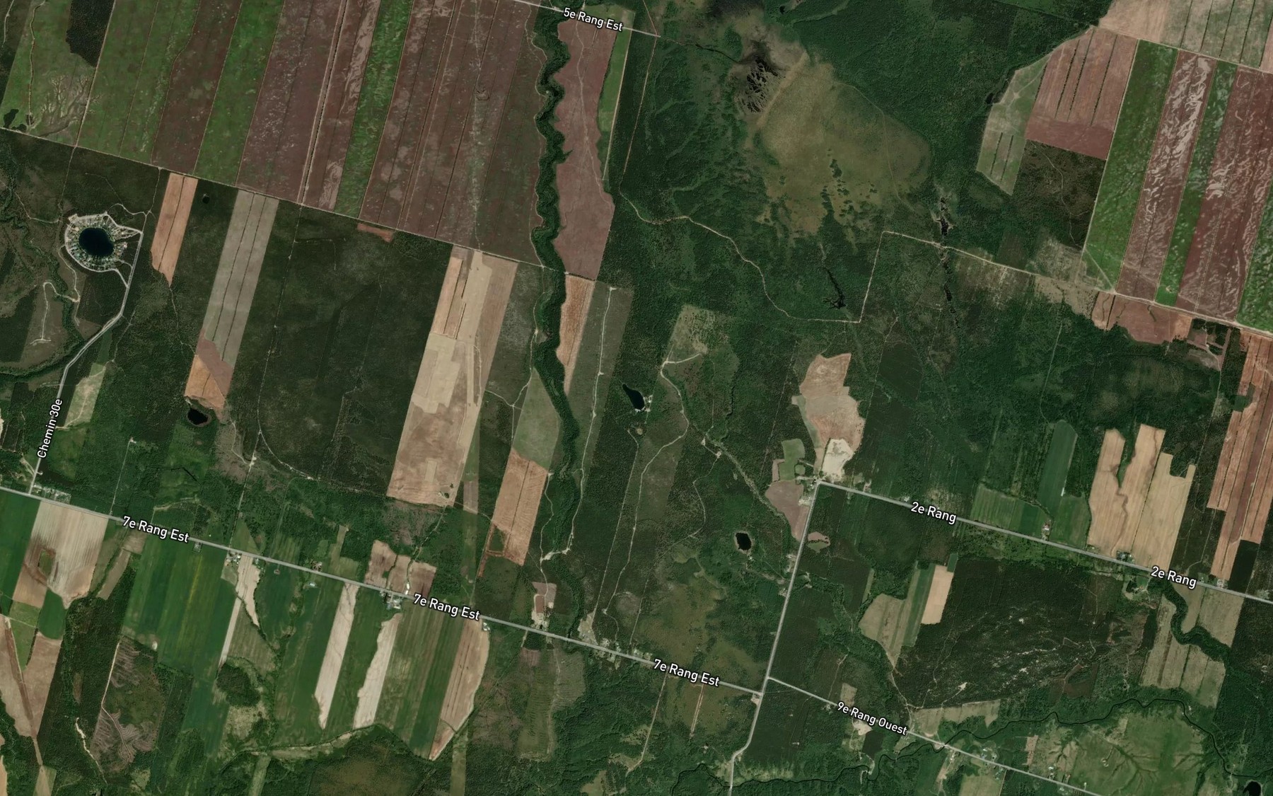 Satellite map of the Lac a Joseph-Henri-Dery