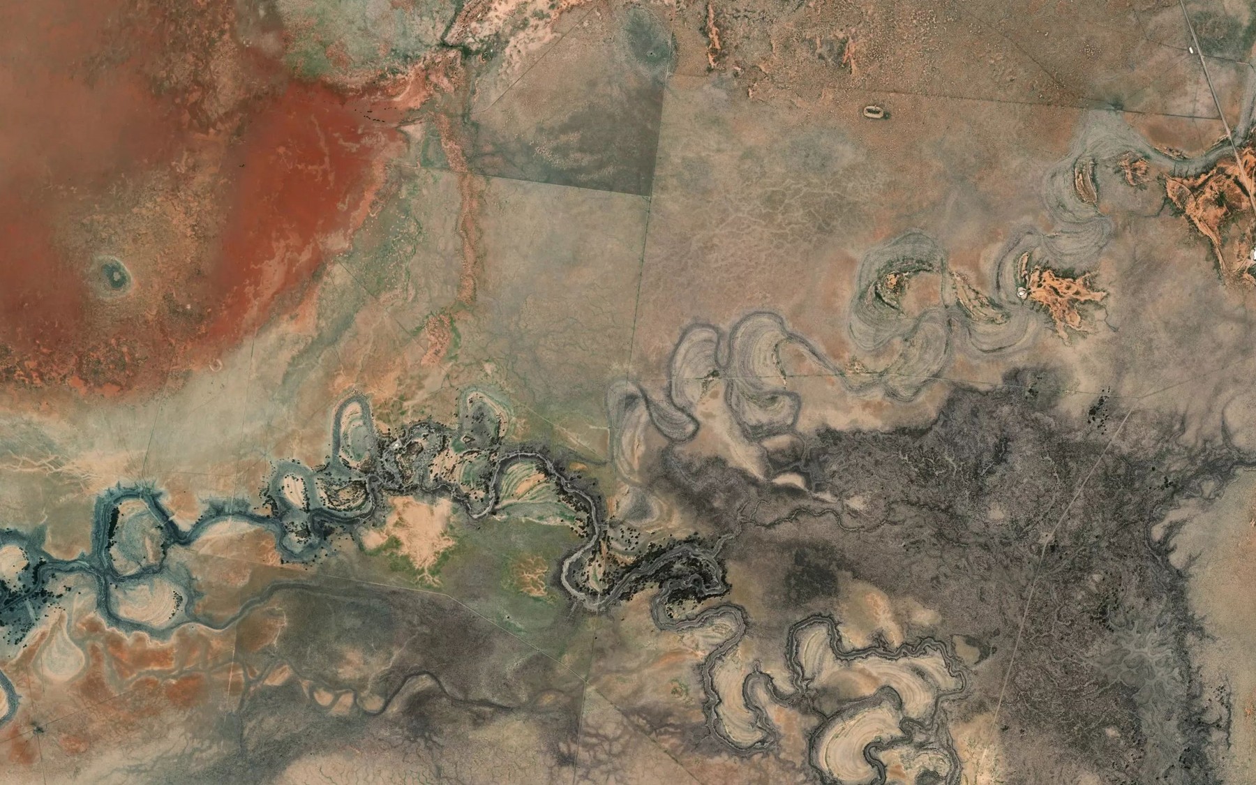 Satellite map of the Waverley Creek