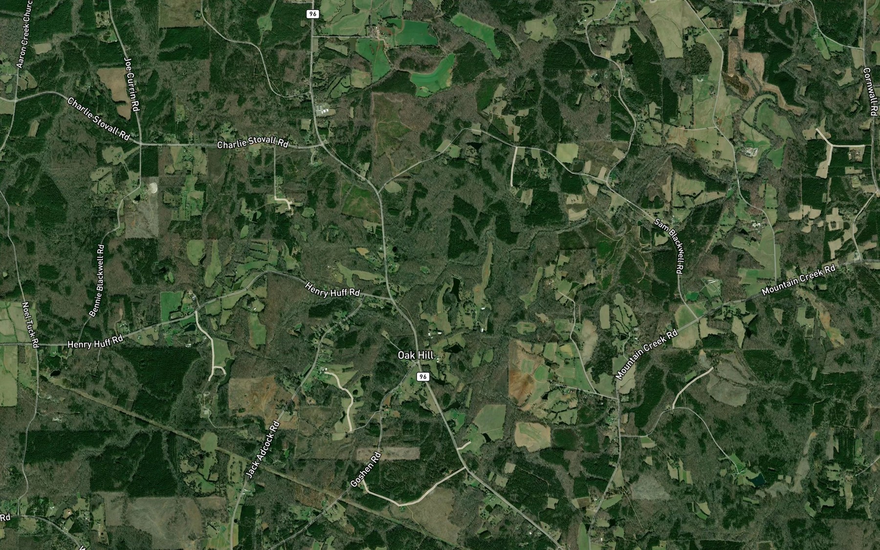 Satellite map of the Smyrna Branch