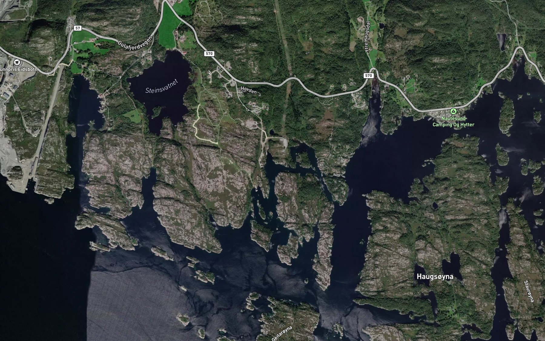 Satellite map of the Ilevagen