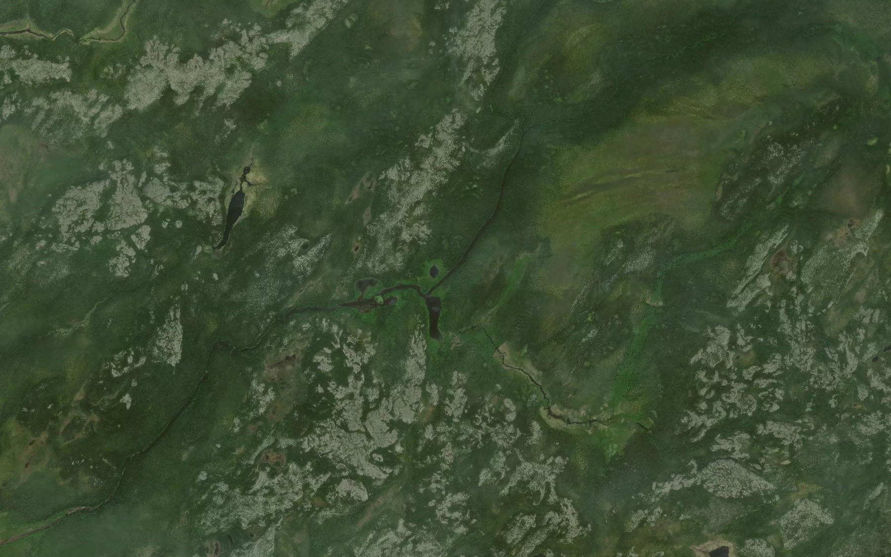 Satellite map of the Lac Apiyaumutauch