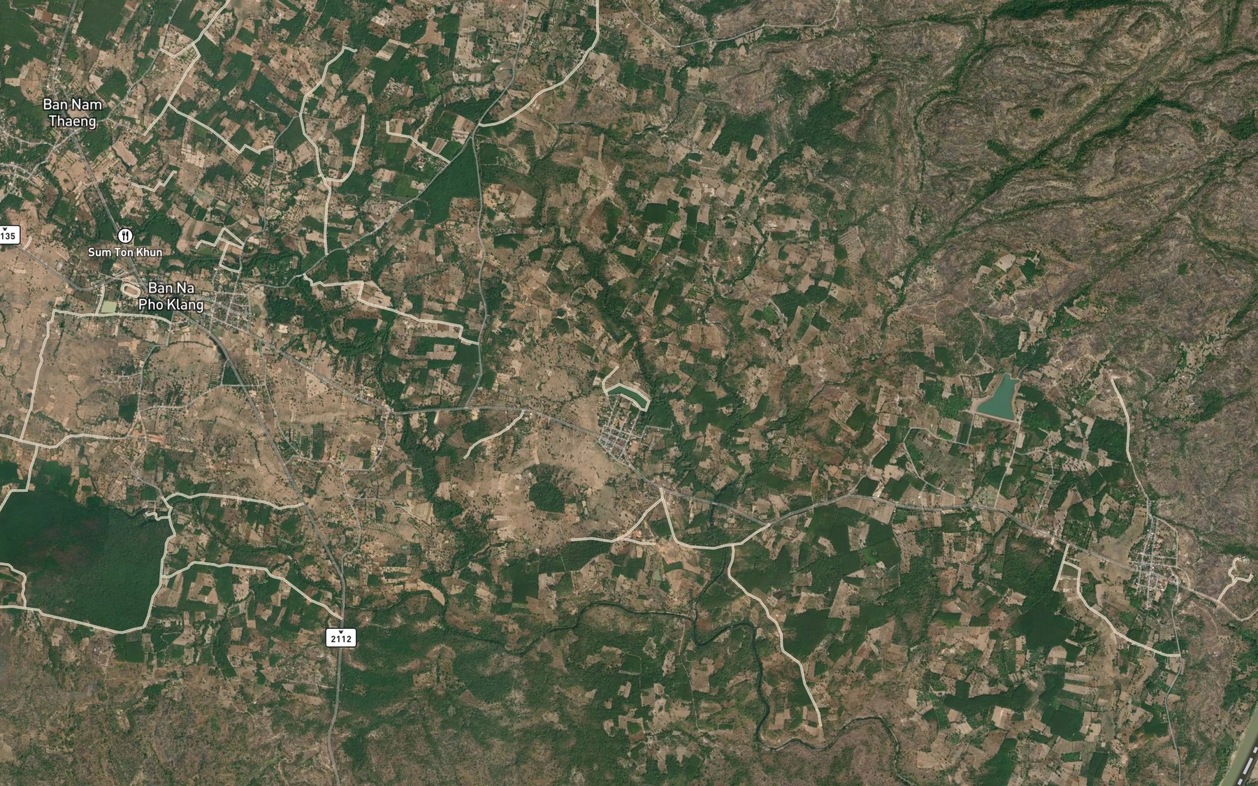 Satellite map of the Nong Phai Yai