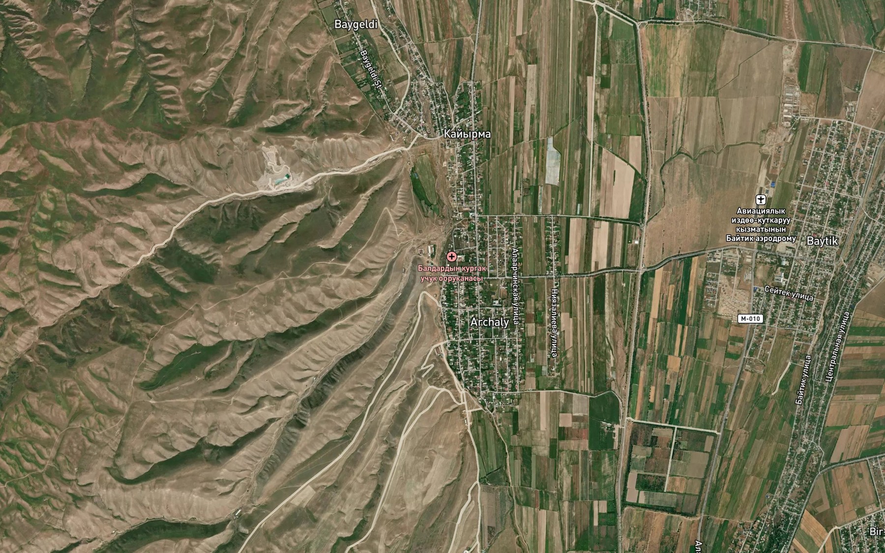 Satellite map of the Shoralu