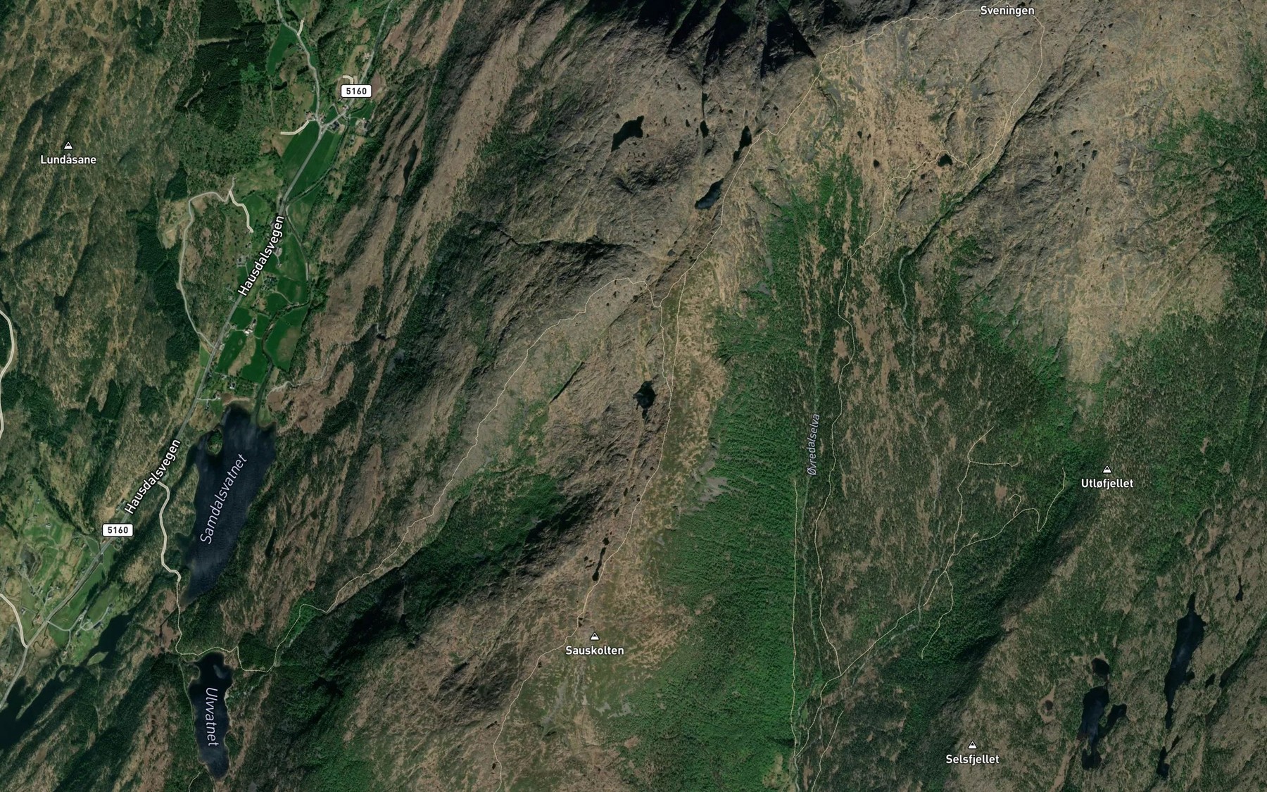 Satellite map of the Sotetjorna