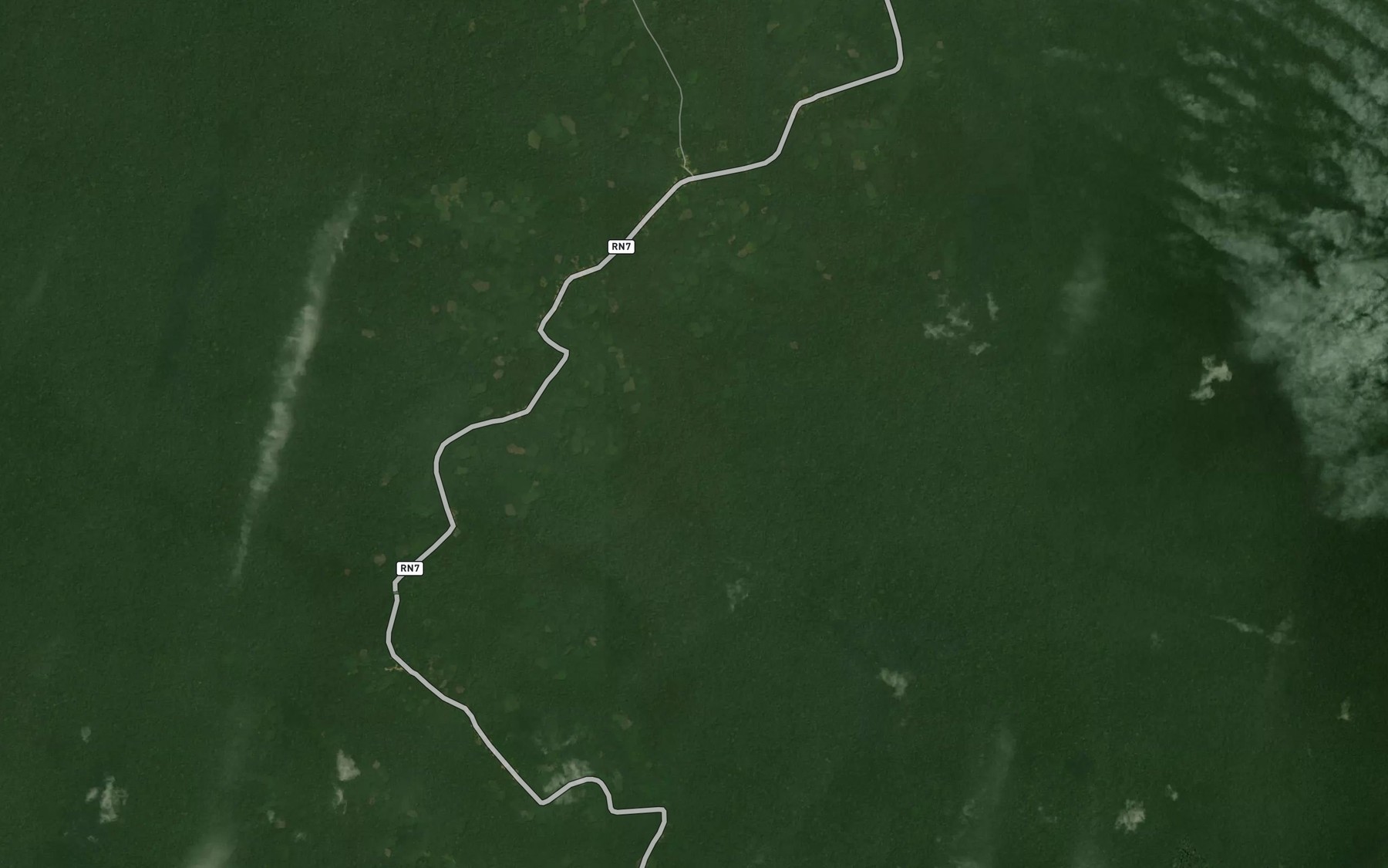 Satellite map of the Momboli