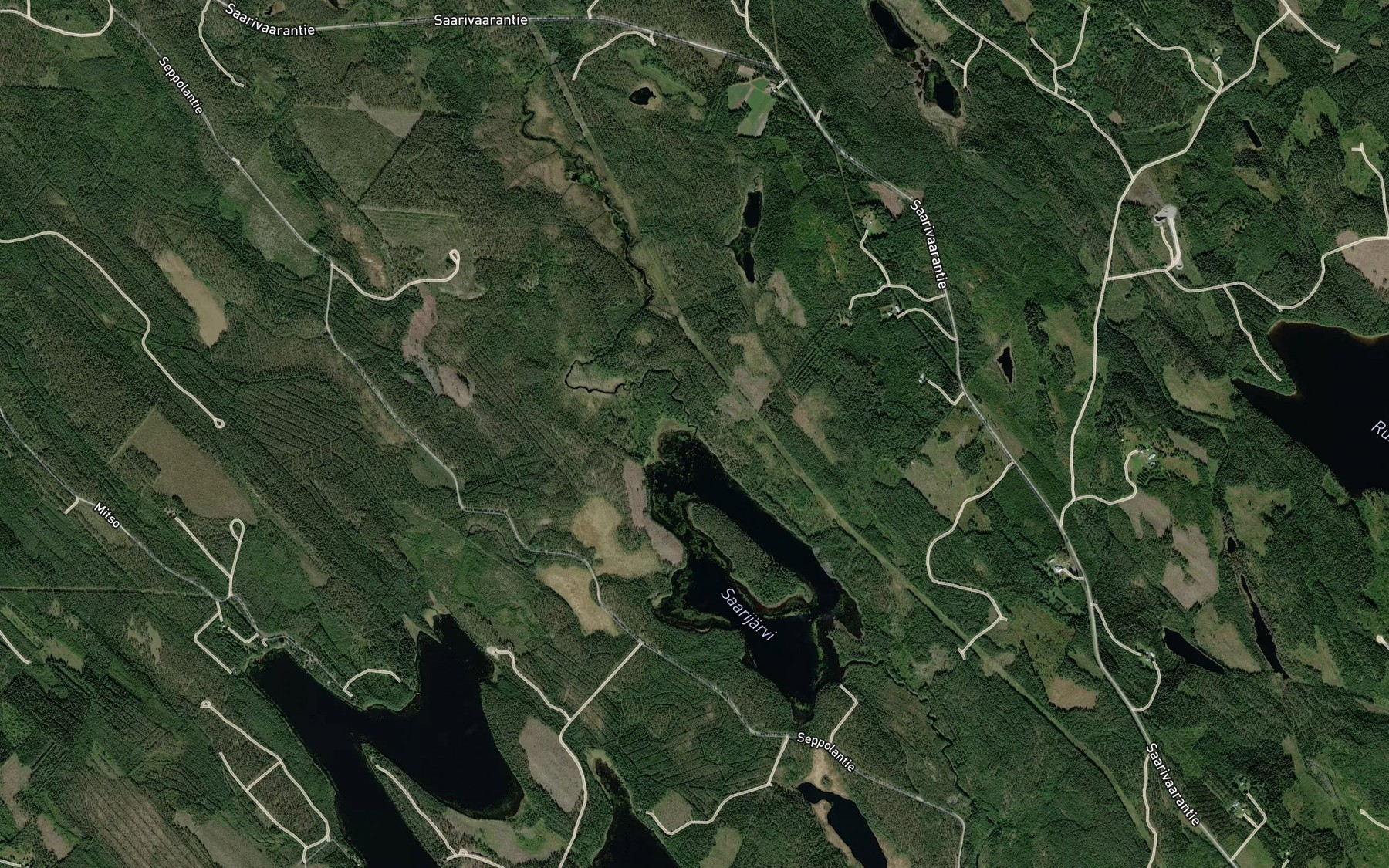 Satellite map of the Lameronjoki