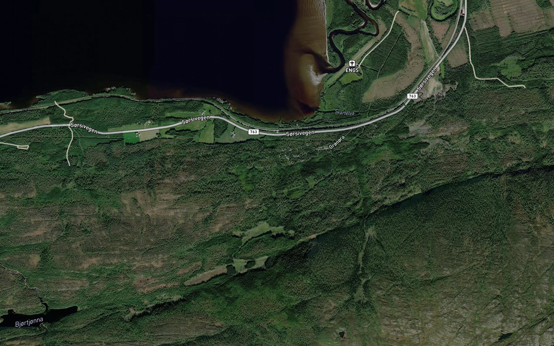 Satellite map of the Beritbekken
