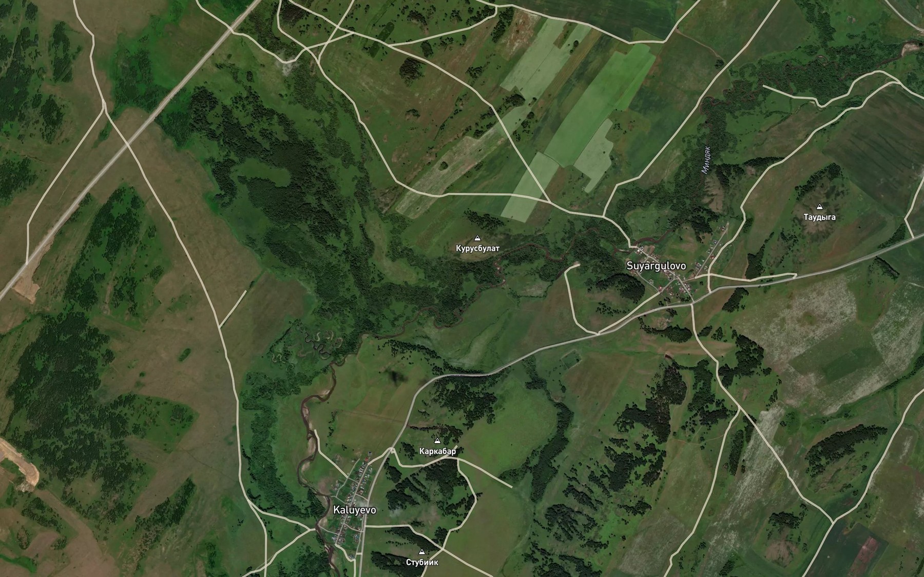 Satellite map of the Ryastok