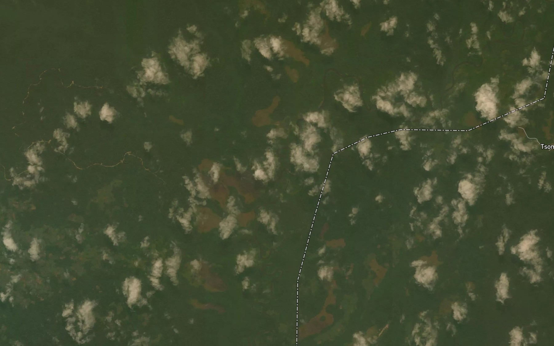 Satellite map of the Lekoulou