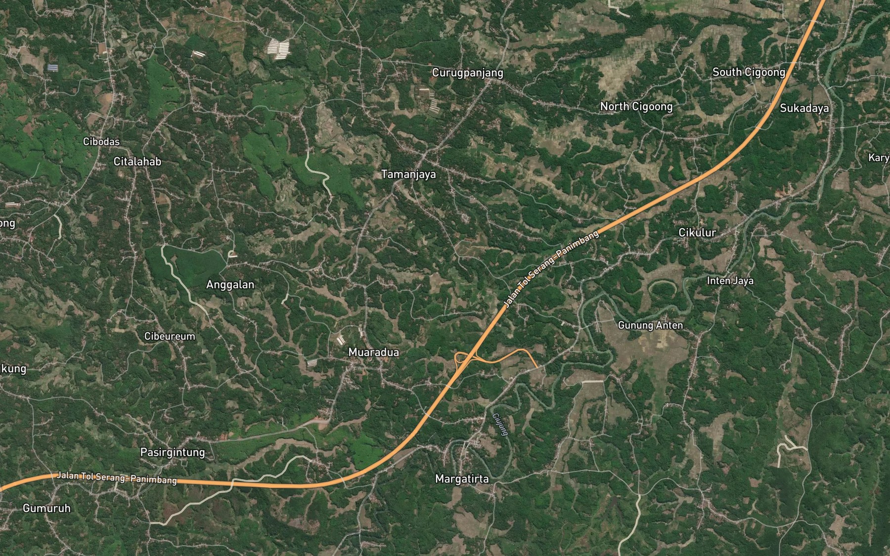 Satellite map of the Ci Aul