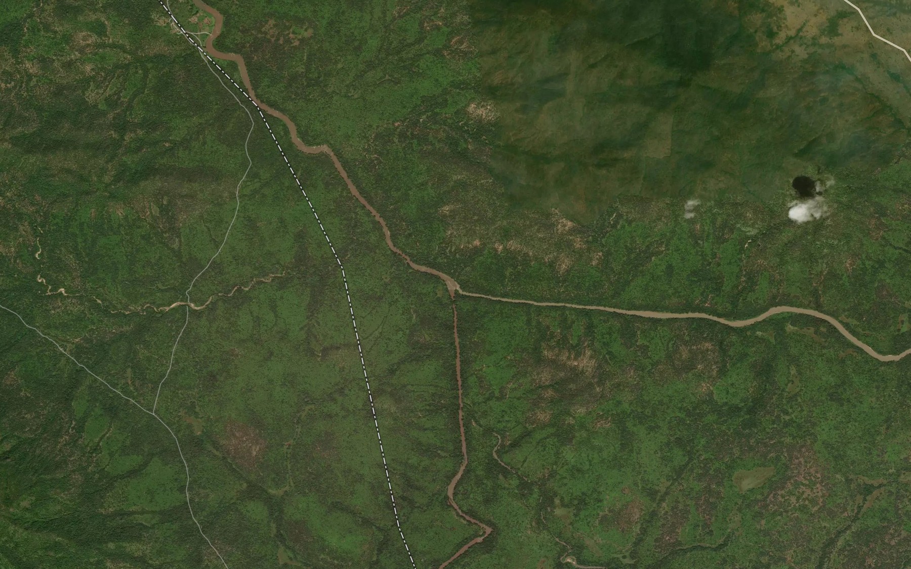 Satellite map of the RiverTaraba