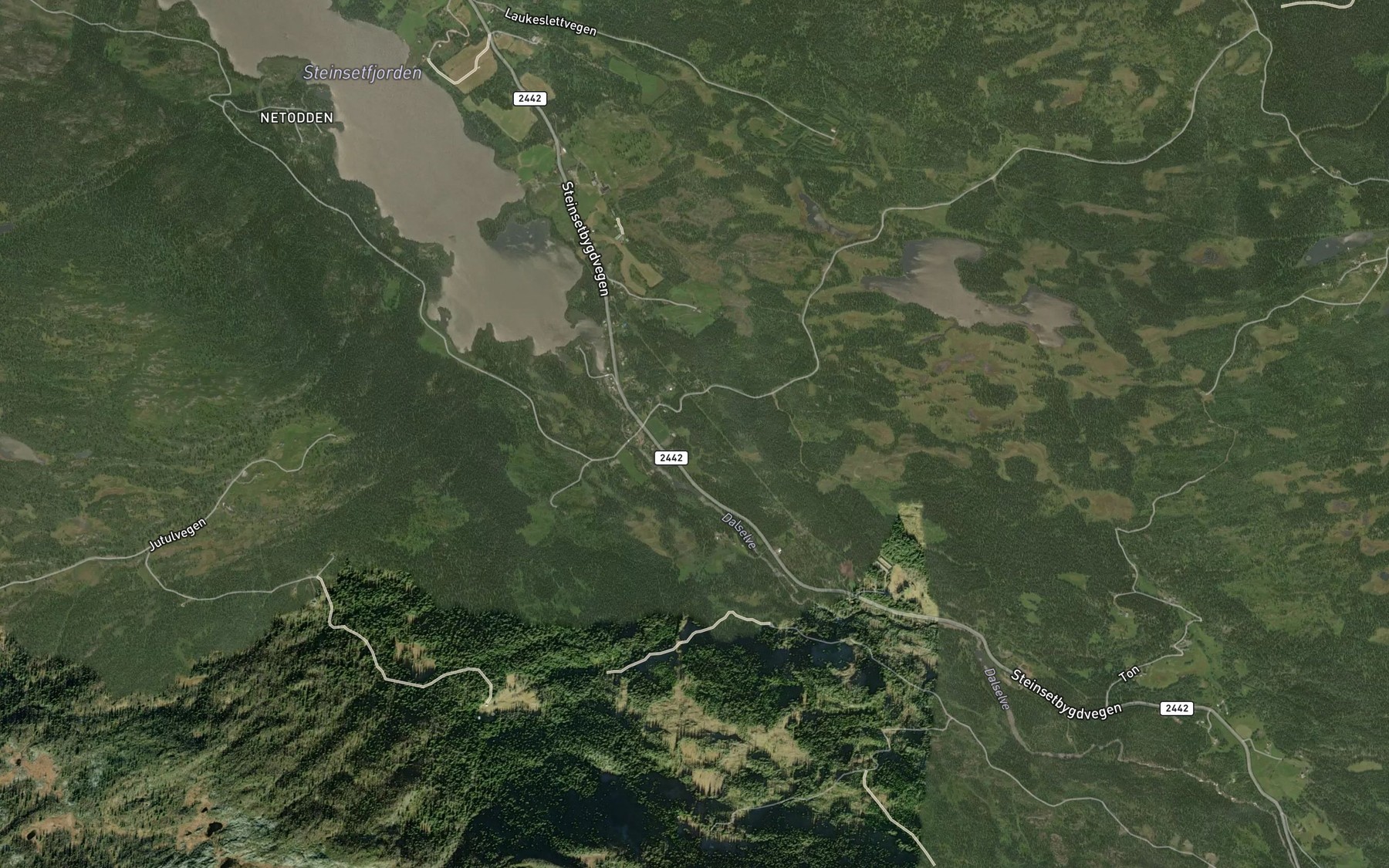 Satellite map of the Tonstolbekken