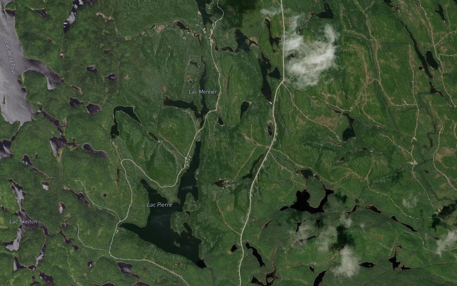 Satellite map of the Lac de l'Appel