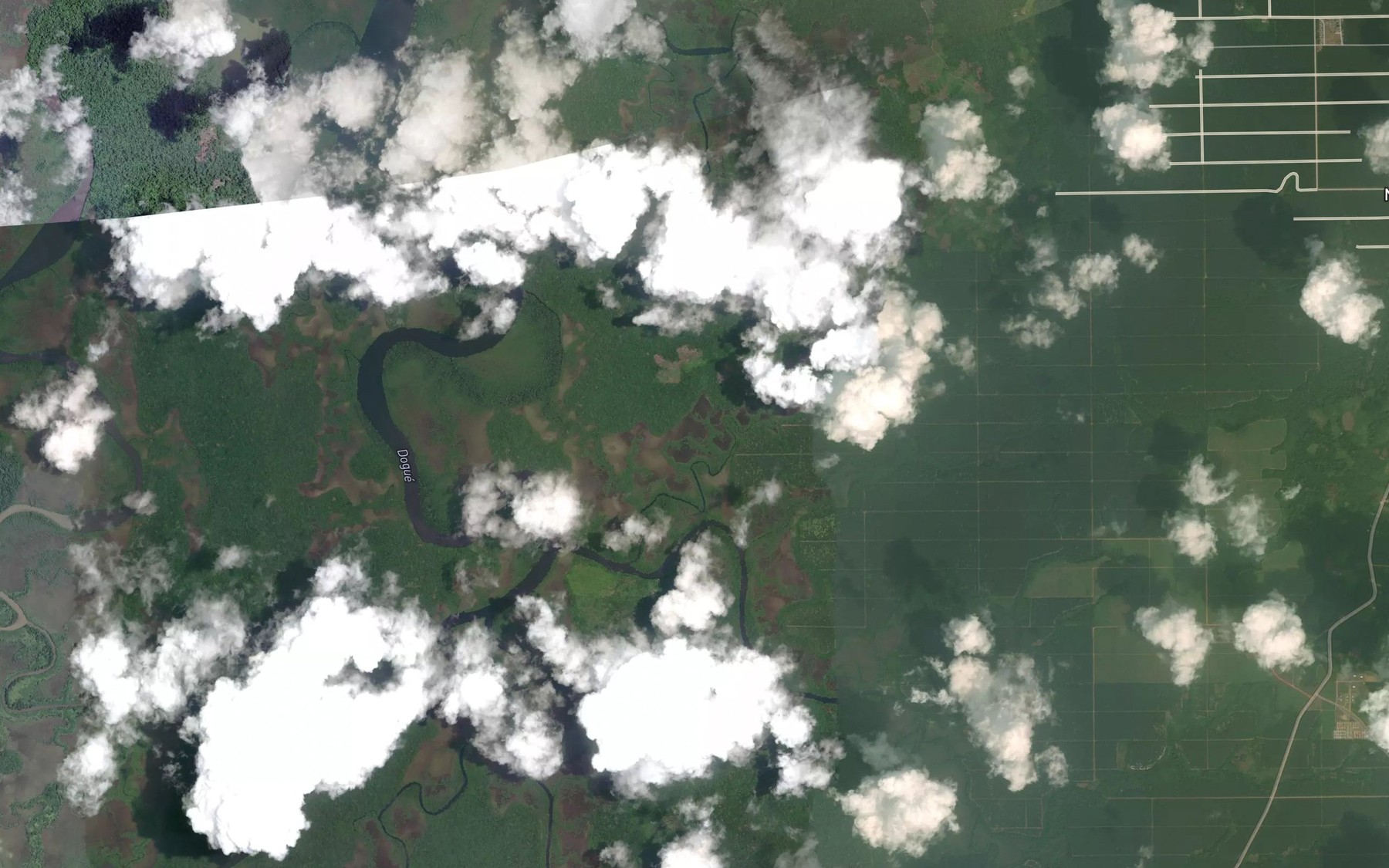 Satellite map of the Sia