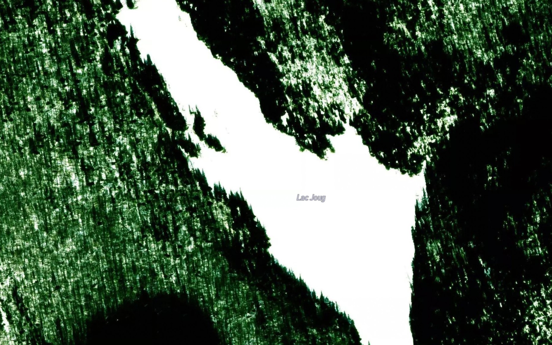 Satellite map of the Lac Joug