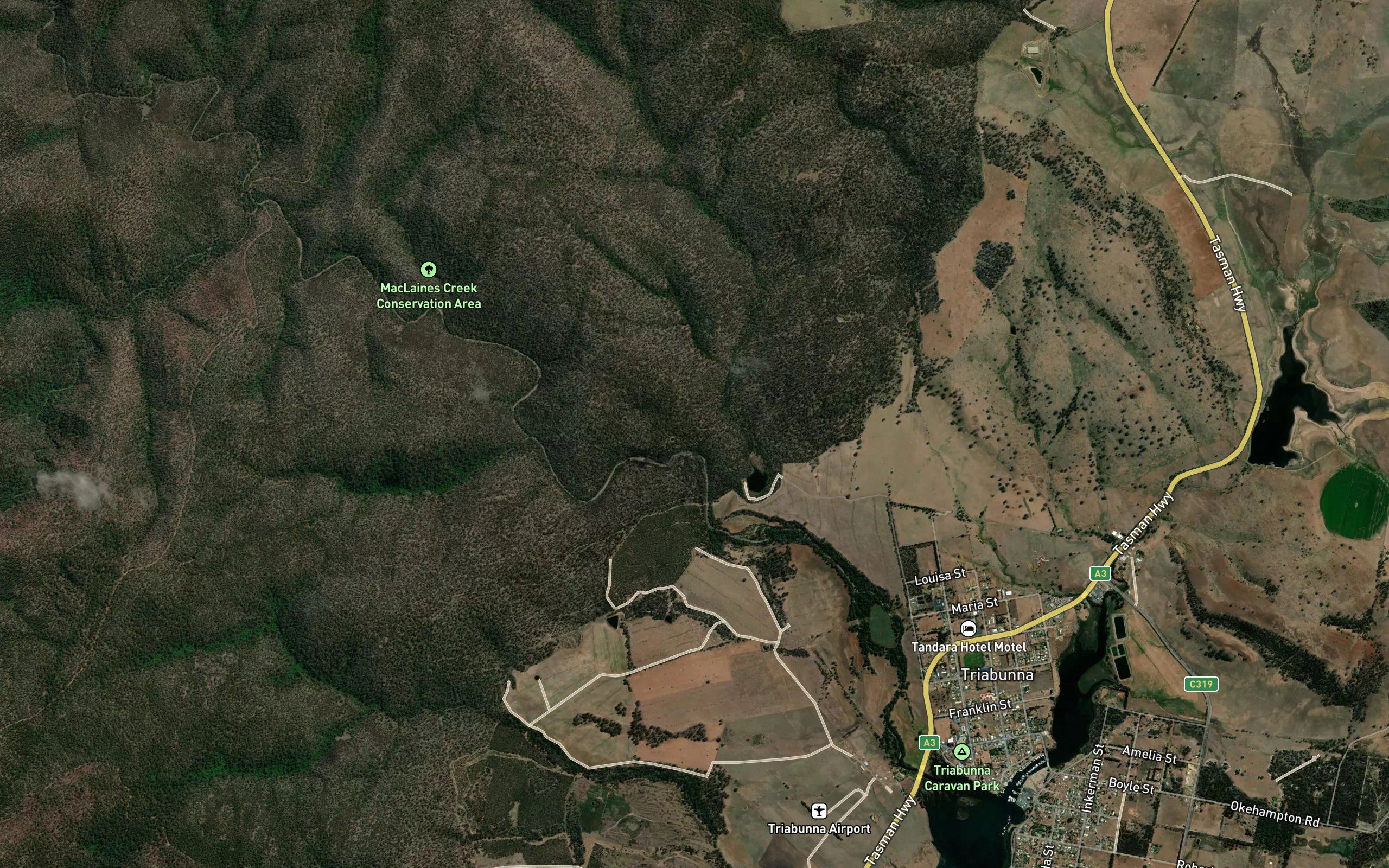 Bradys Creek Reservoir