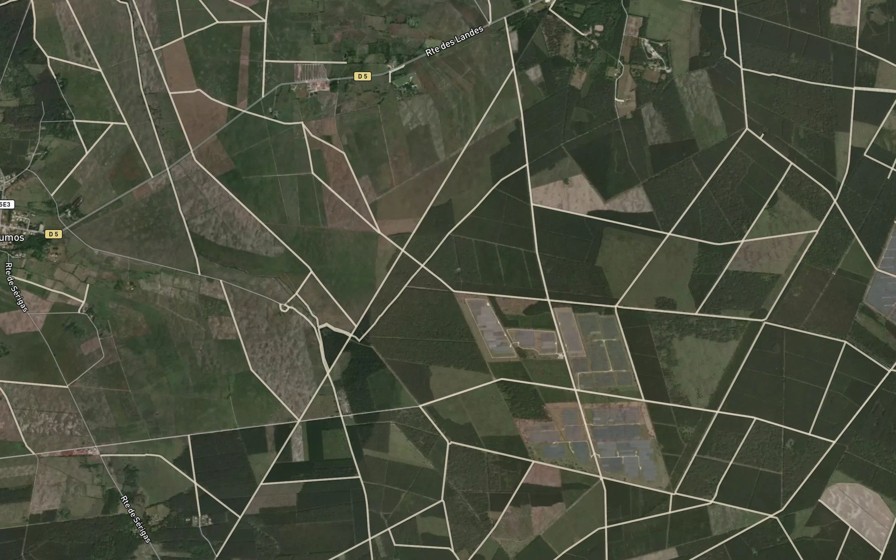 Satellite map of the Craste de la Dehesse