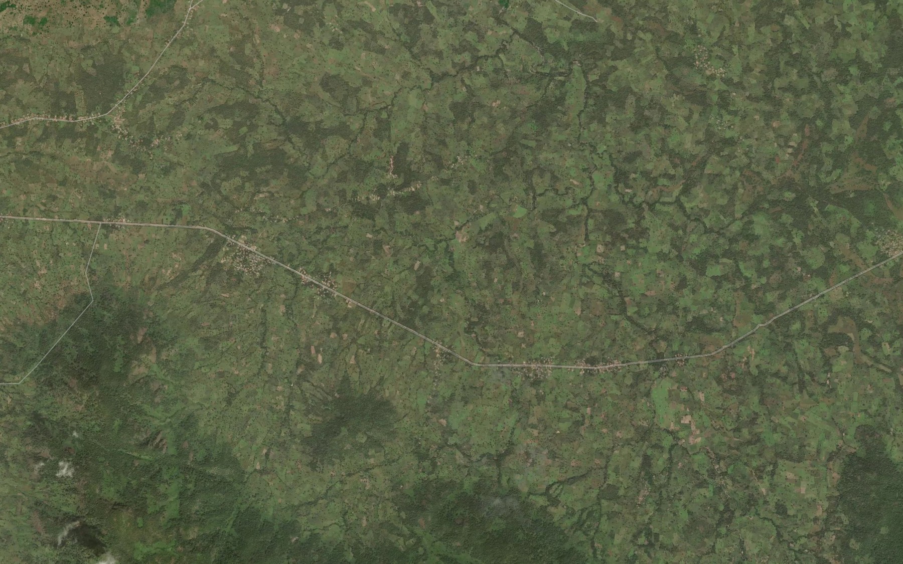 Satellite map of the River Ishir