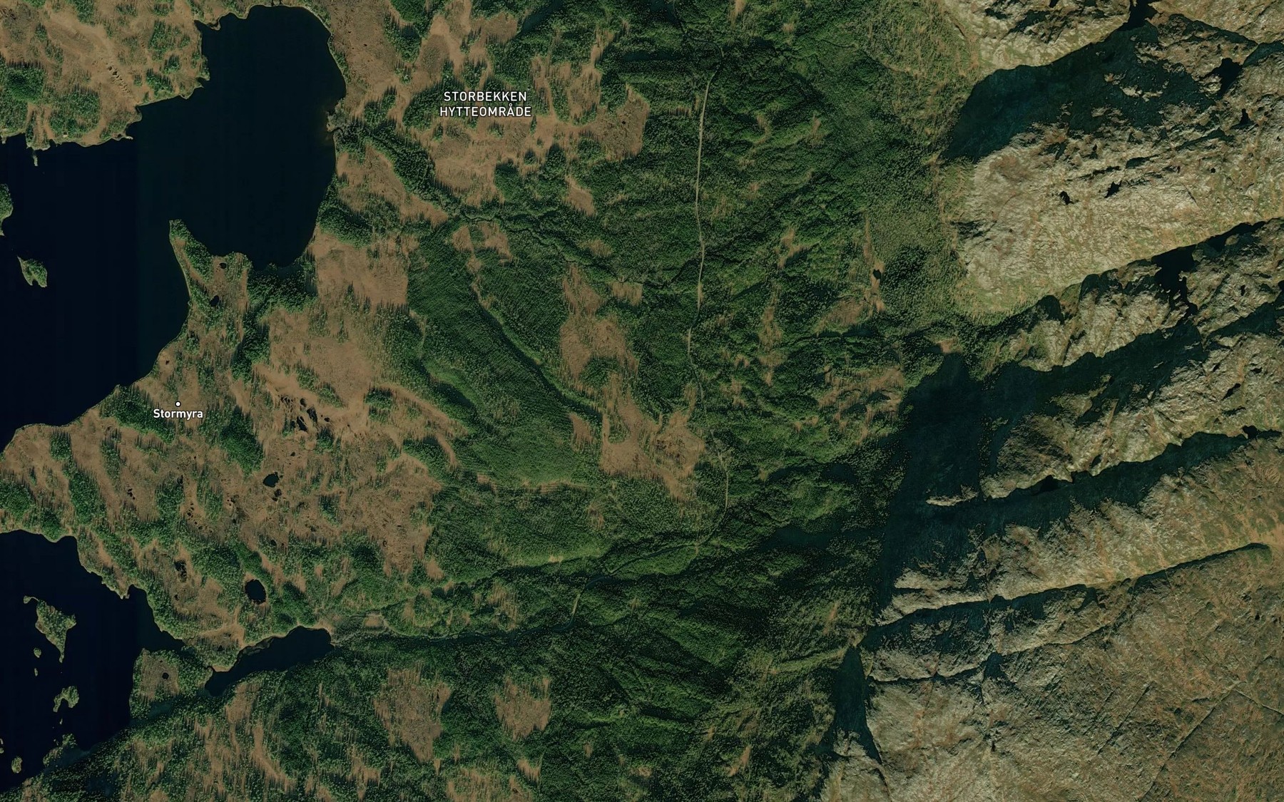 Satellite map of the Hammarsbekken