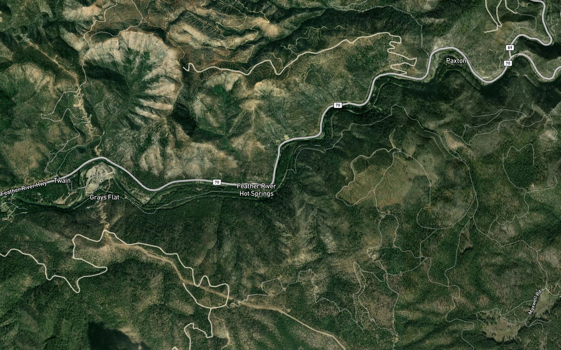 Satellite map of the Dutch Creek