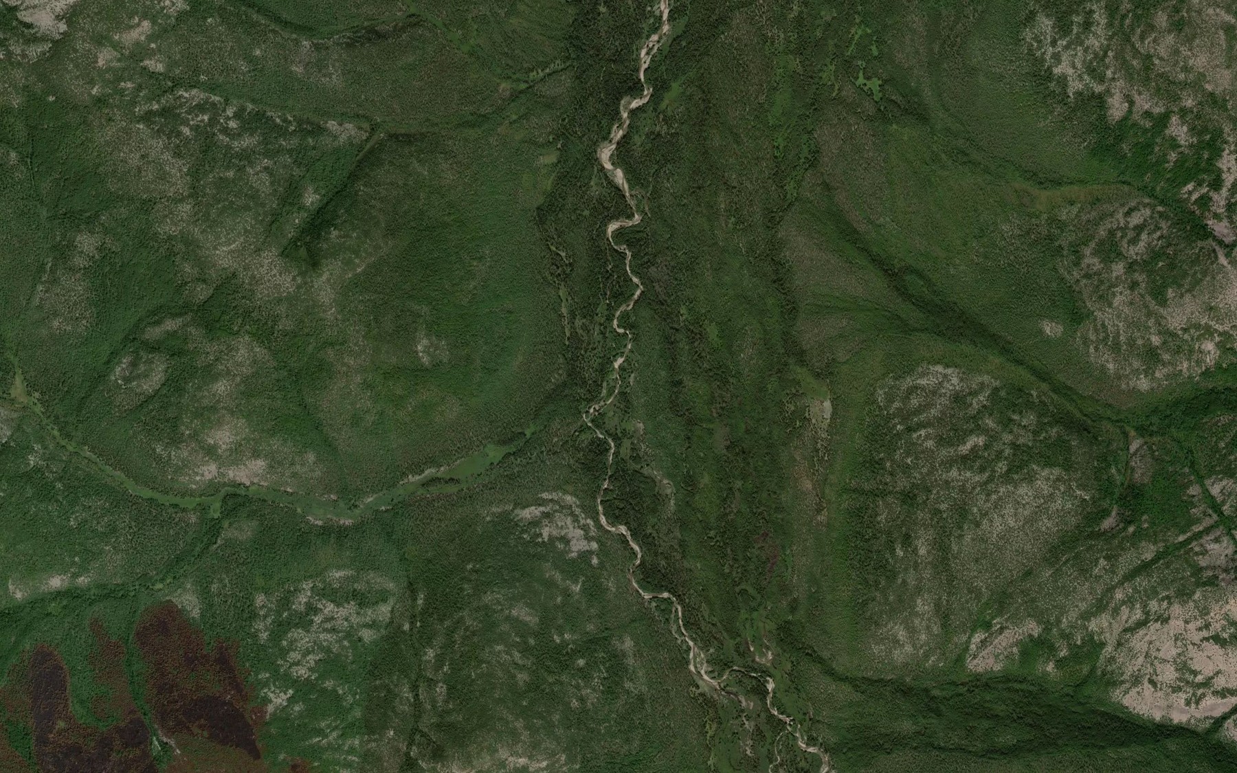 Satellite map of the Tikhiy