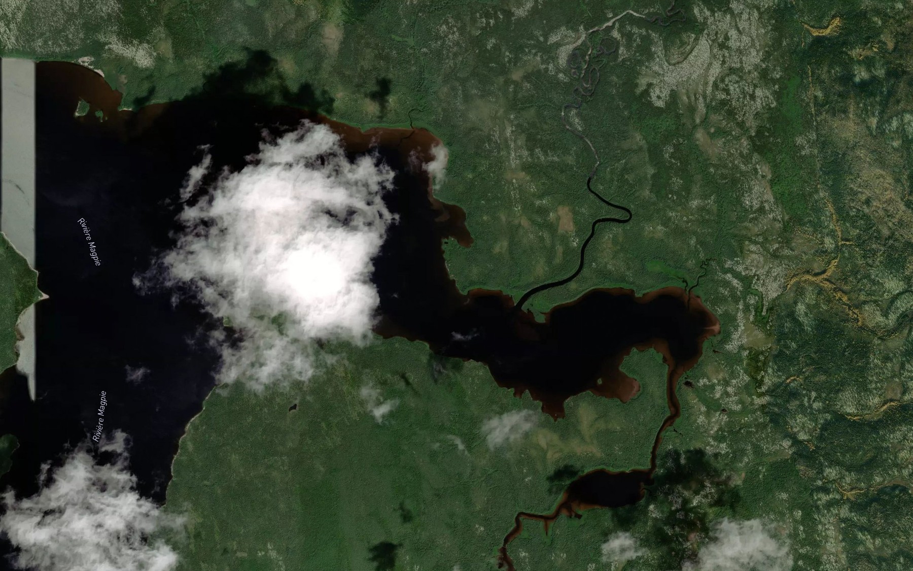 Satellite map of the Baie Atauakamu