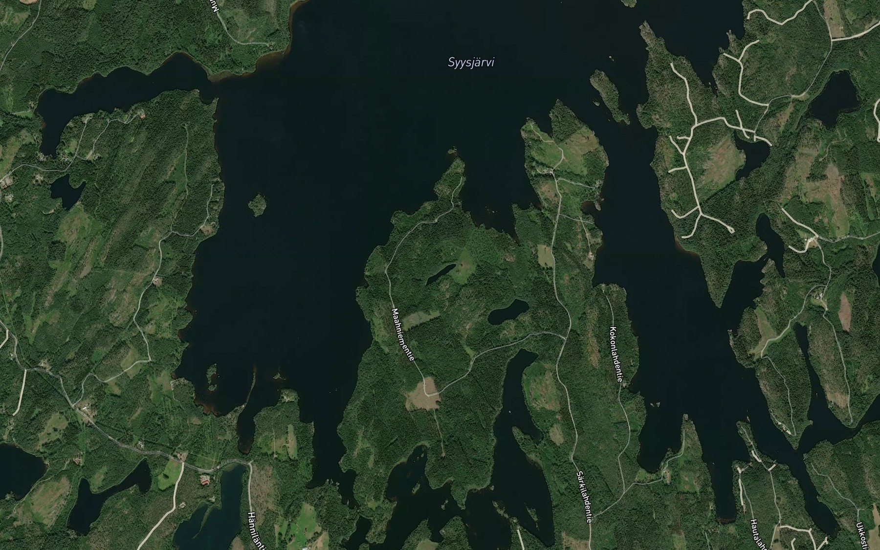 Satellite map of the Aittaroinen