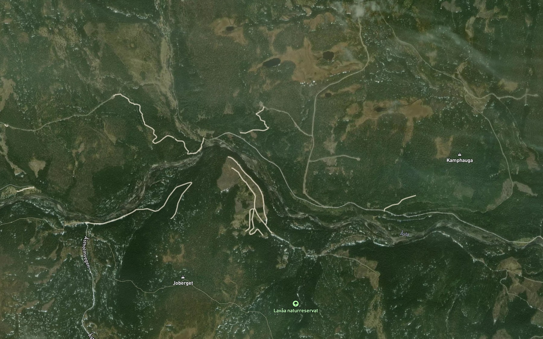 Satellite map of the Treerbekken