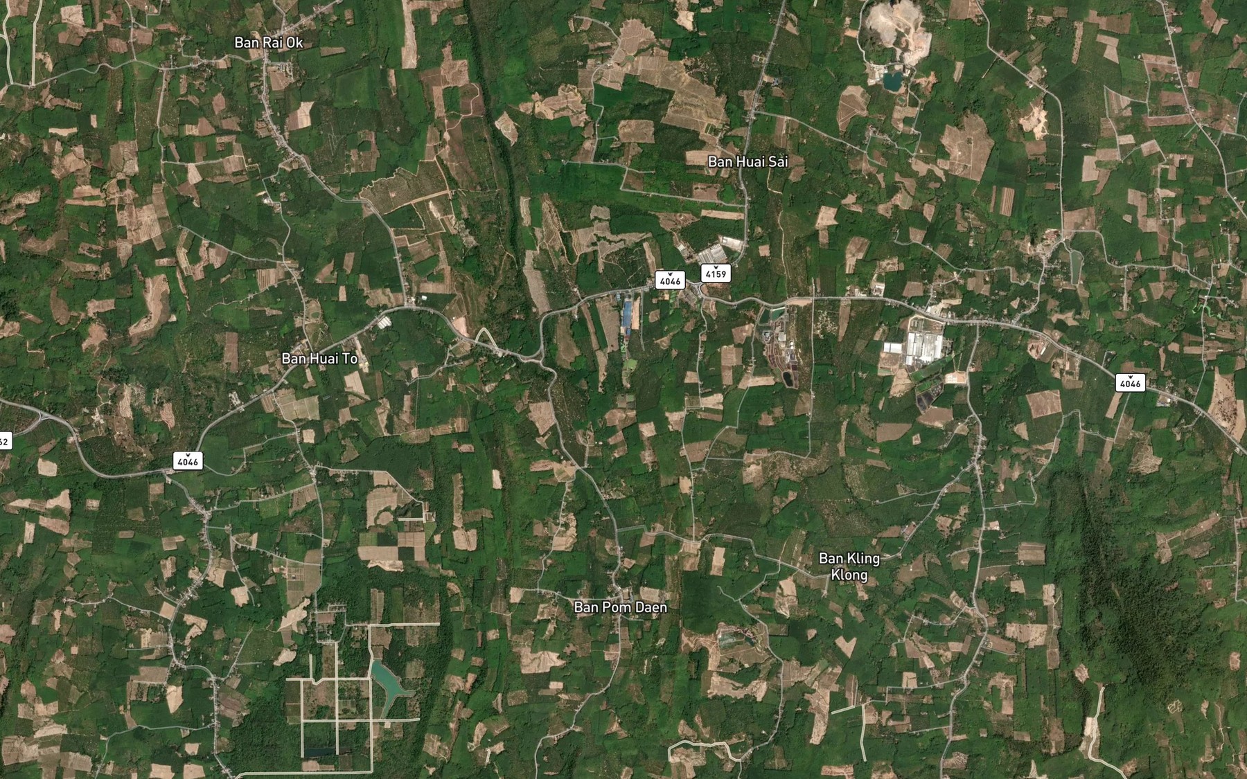 Satellite map of the Huai To