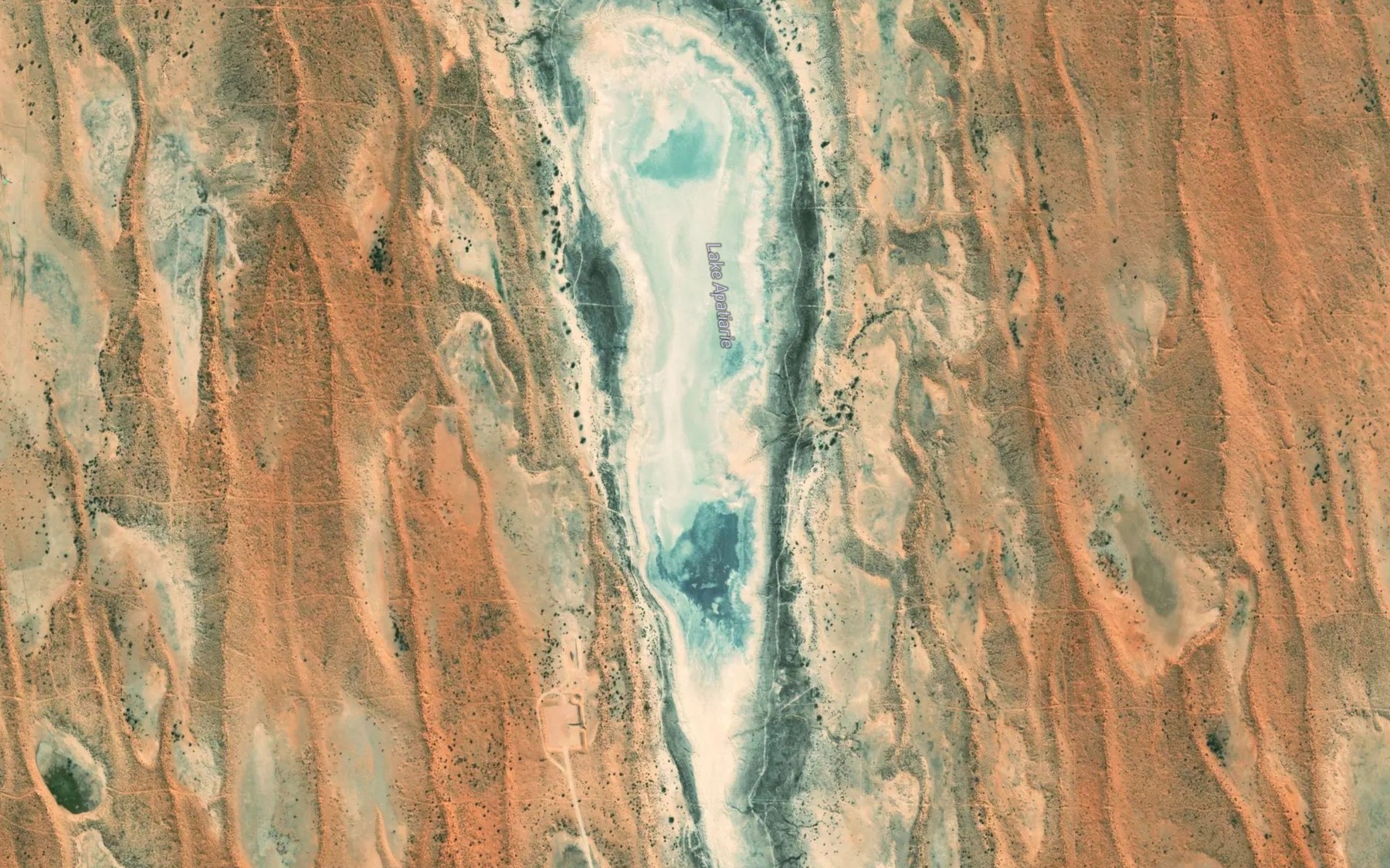 Satellite map of the Lake Apatiarie