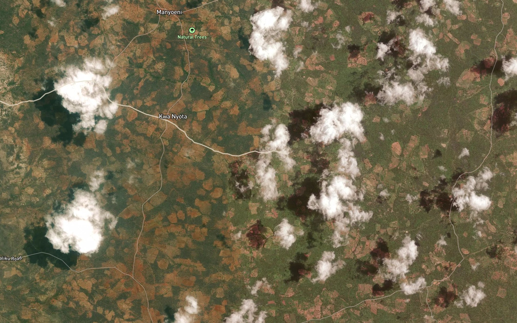 Satellite map of the Ulonzo