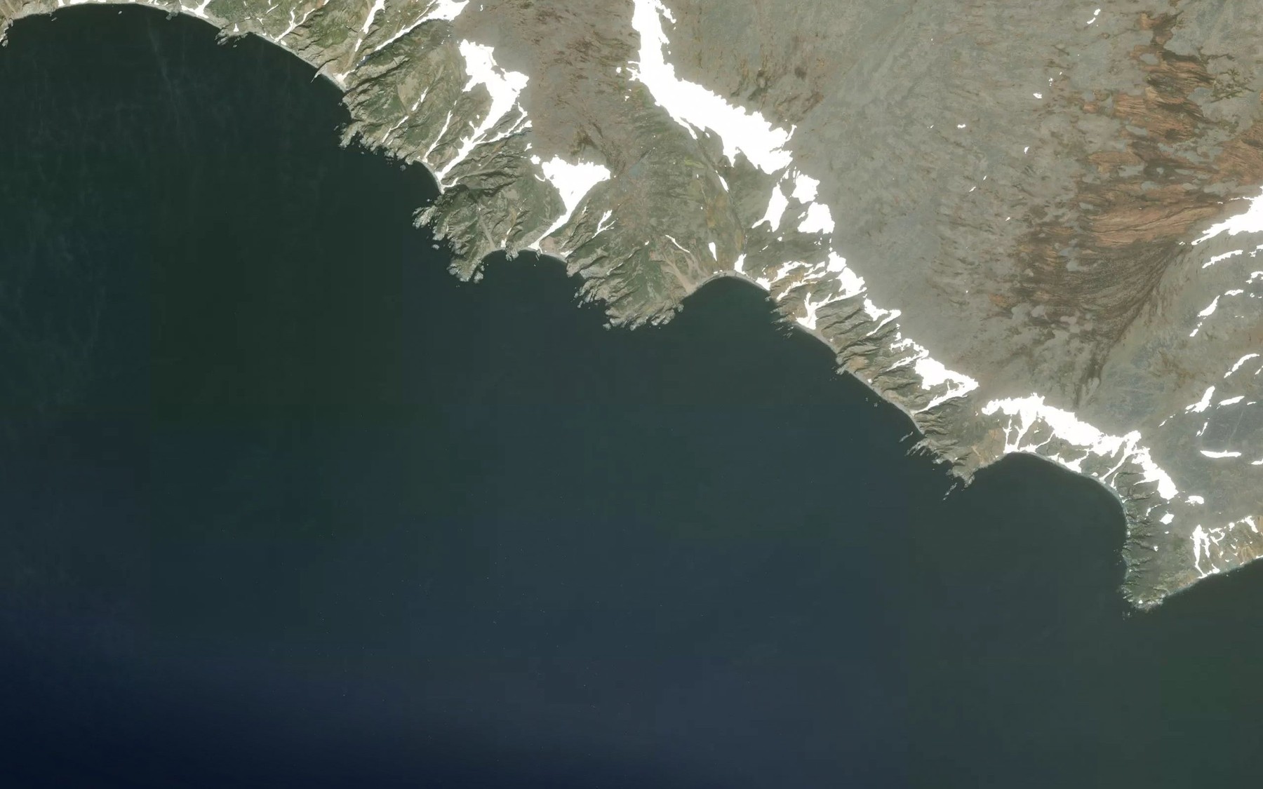 Satellite map of the Siteeluk Bay