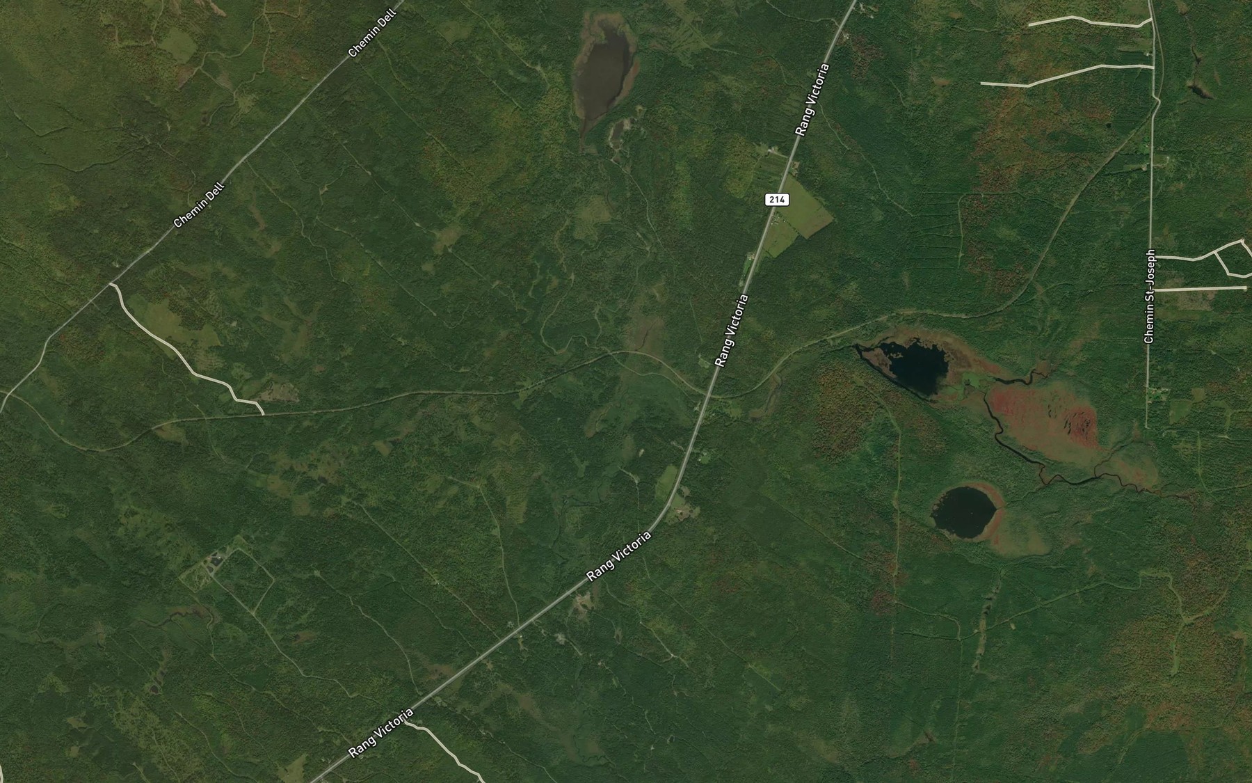 Satellite map of the Ruisseau la Loutre